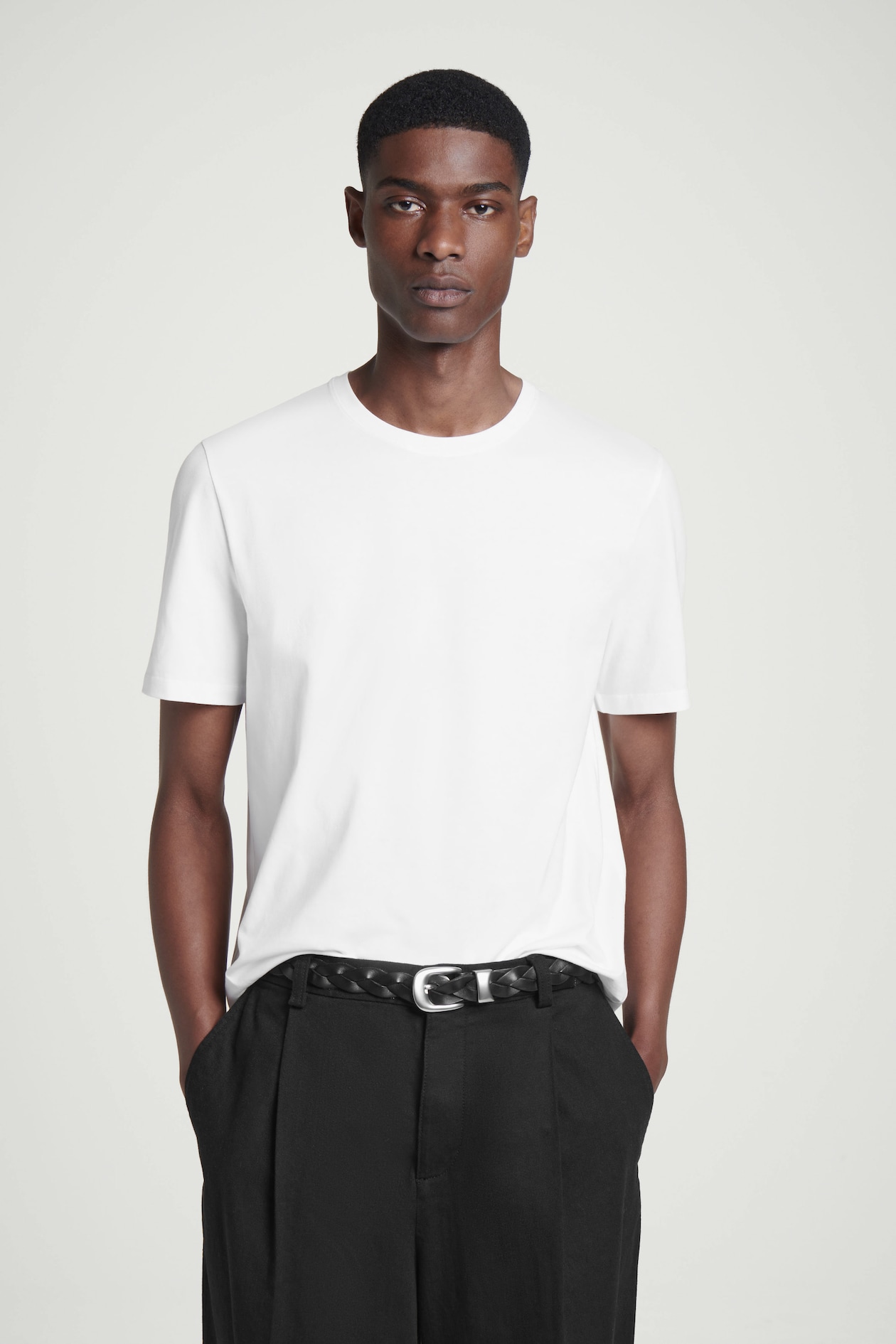 3 Pack Cotton Crew Neck T Shirts White