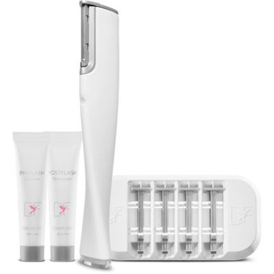 DERMAFLASH | Luxe Dermaplaning Exfoliation & Peach Fuzz Removal Device - White