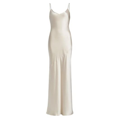 L'AGENCE | Women's Serita Silk Slip Maxi Dress