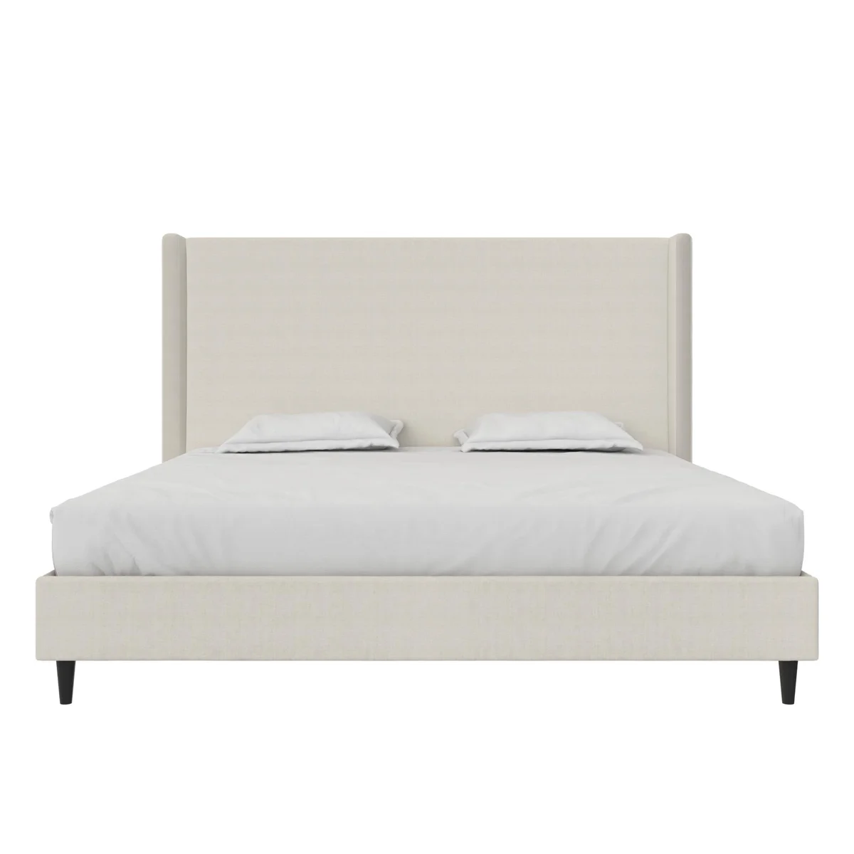 Ophelia & Co Ana King Upholstered Wingback Bed