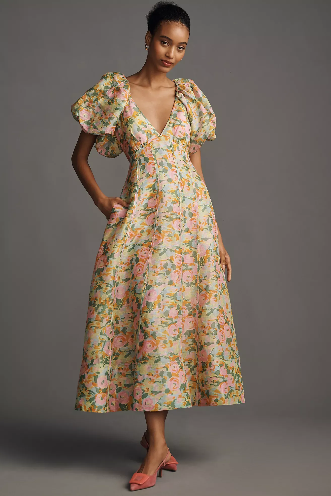 Lovaan | Adeline Linen Silk Blend Mini Dress