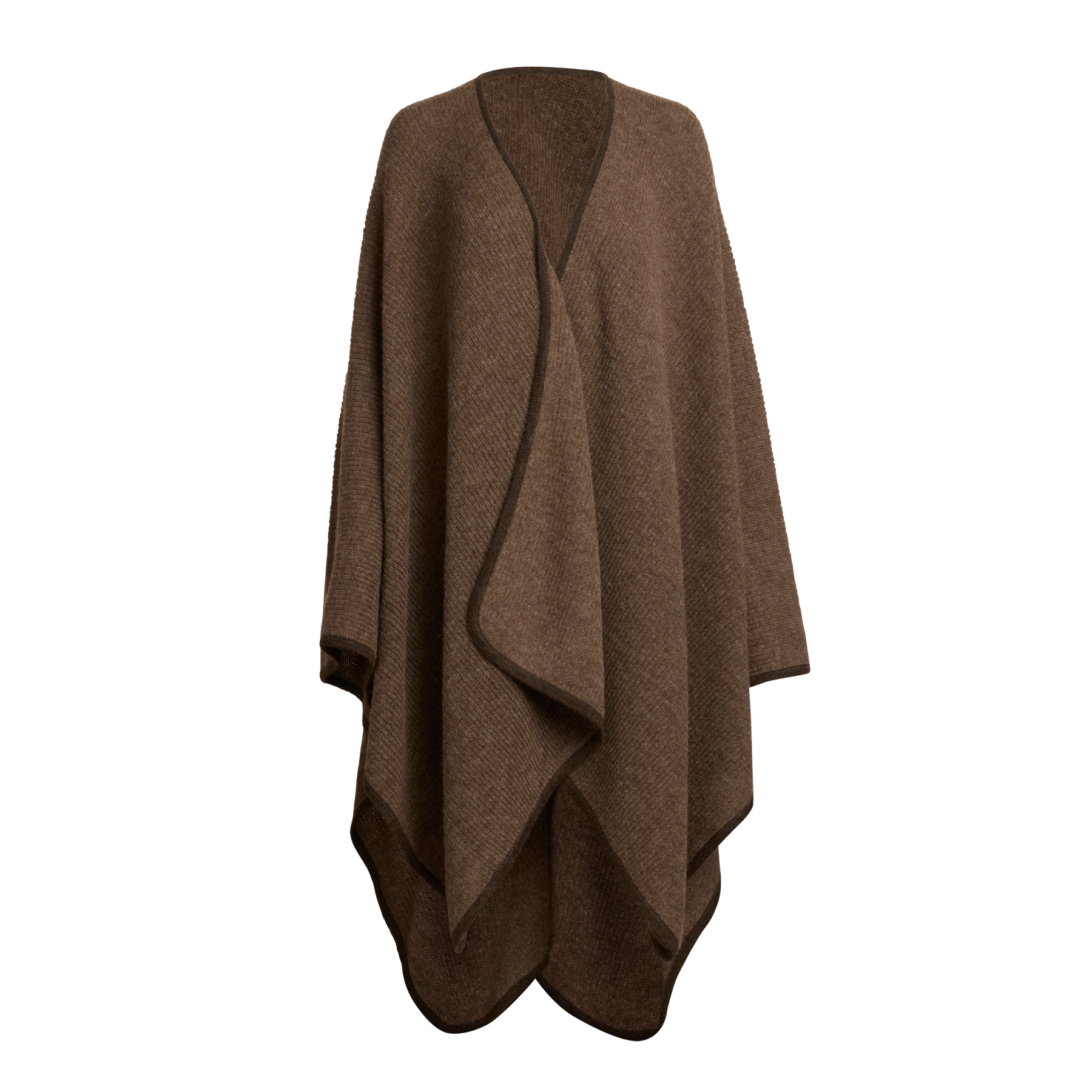 Vail Village outfit: Jenni Kayne Fisherman Blanket Shawl in Brown Heather