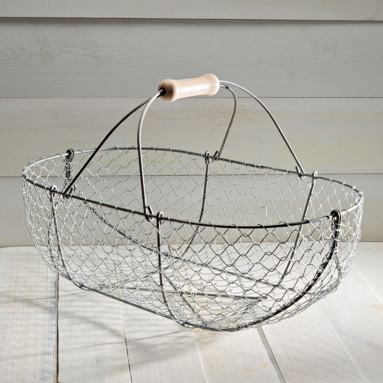 Heavy-Duty Woven Galvanized Baskets
