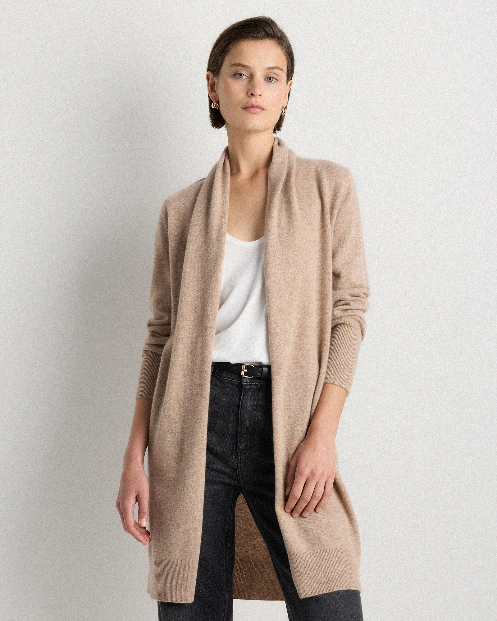 100% Cashmere duster cardigan