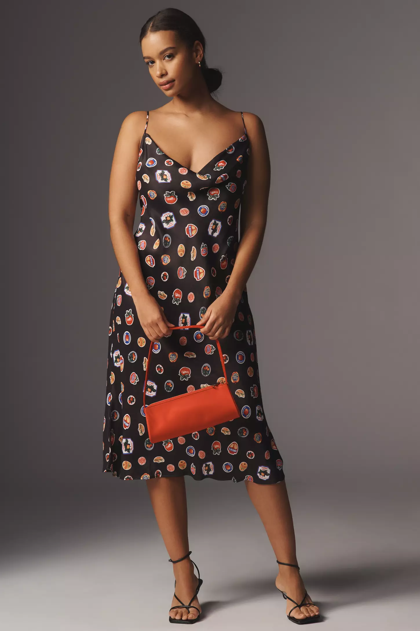knee length dresses for ladies The Jocelyn Sleeveless Slip Midi Dress by Maeve main image 0