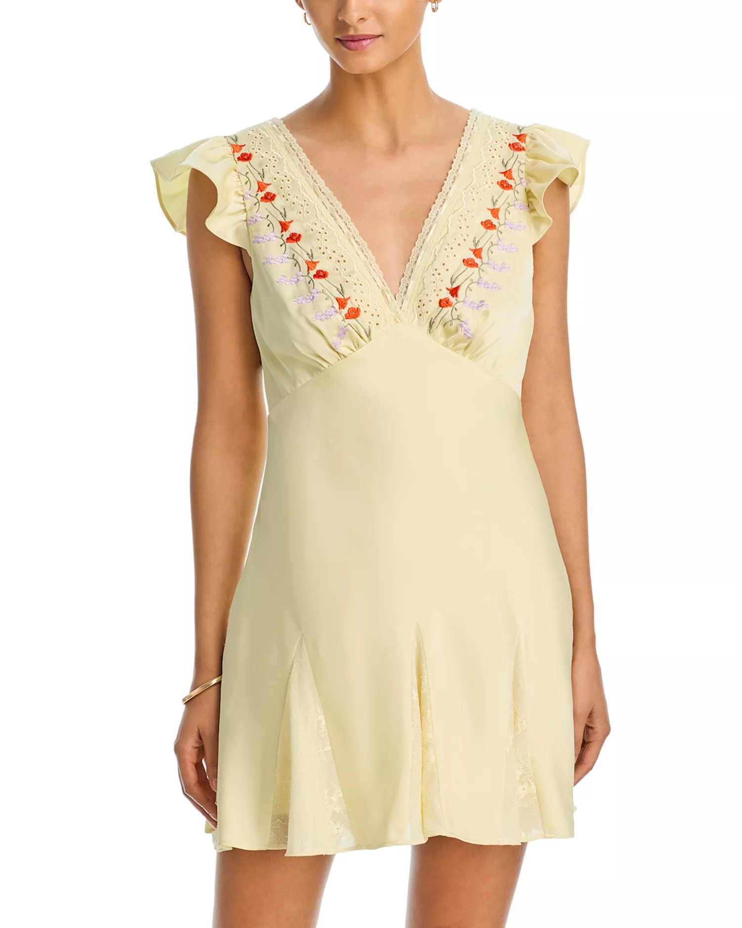 aqua embroidered scallop trim dress exclusive Aqua | Dresses | Nwt Aqua Embroidered Scalloped Mini Dress Exclusive