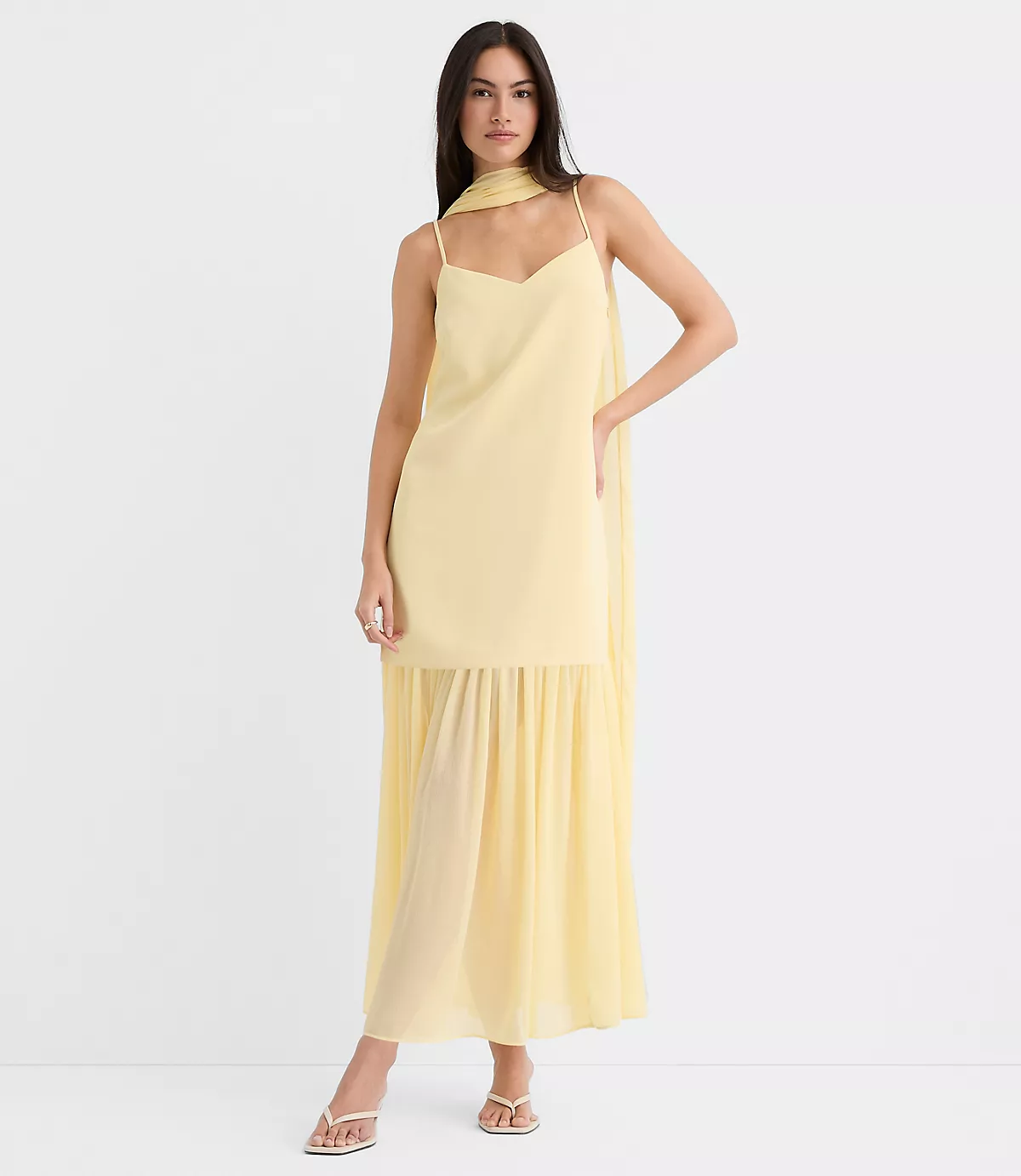 leset rio maxi dress LESET Margo Maxi Dress in White in Cotton