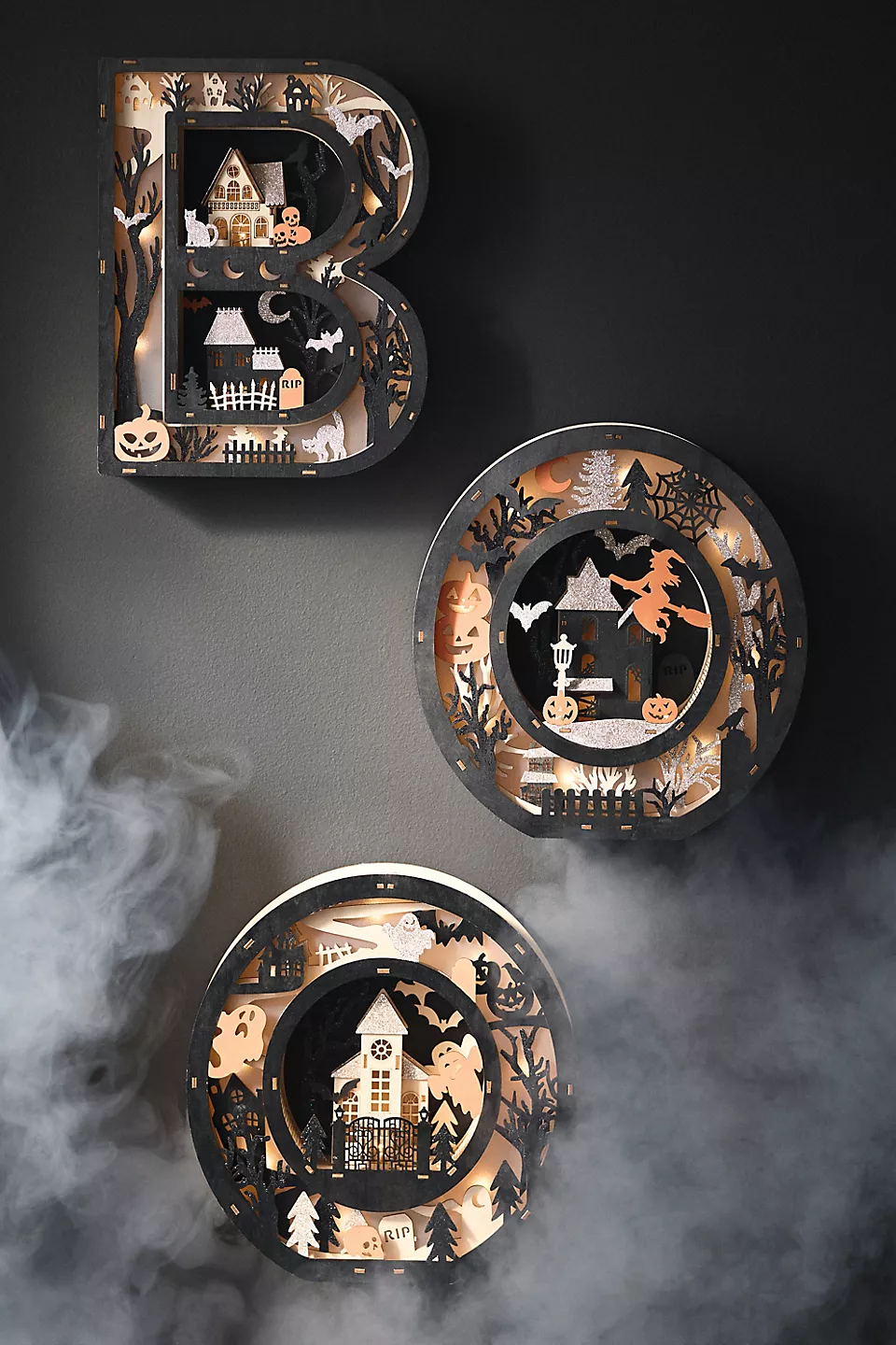 Anthropologie Boo Mantel Letters