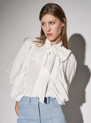 Maeva Blouse White The Label Edition