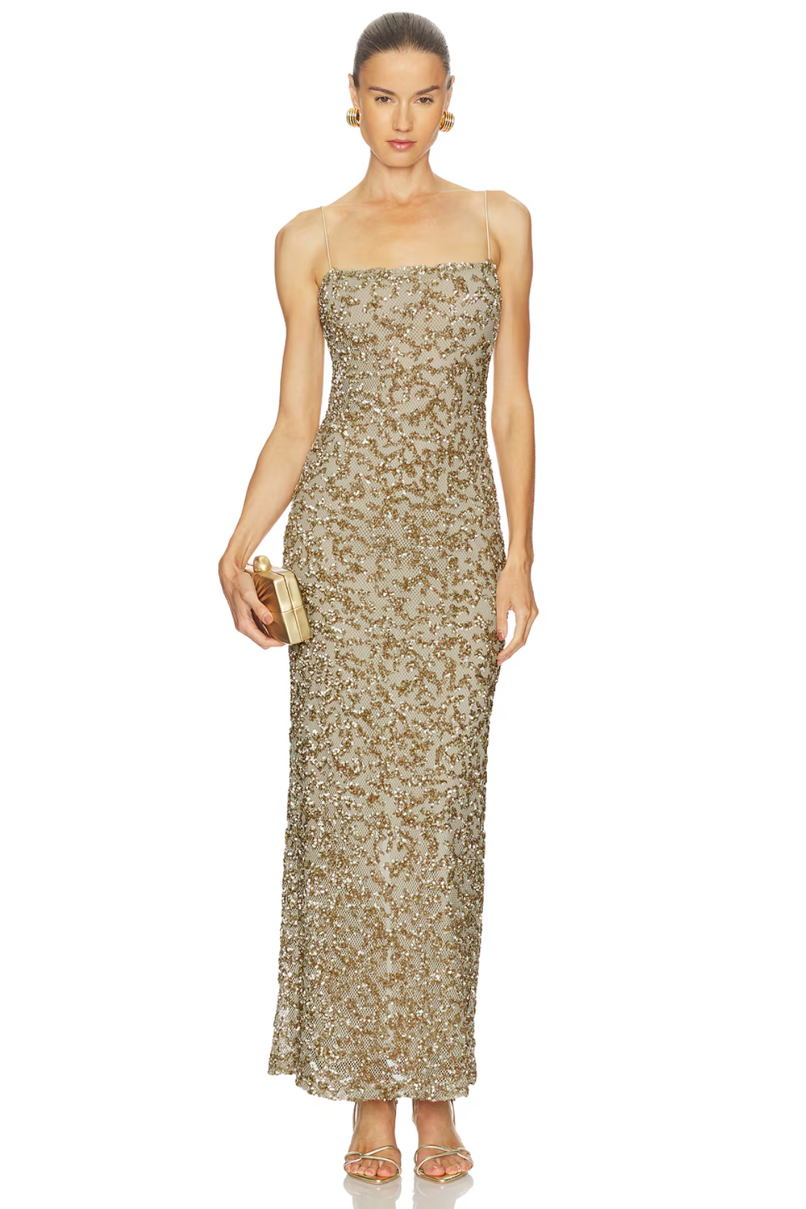 brihante sequin maxi dress Camila Coelho Brihante sequin maxi Sizes XS, S and M RRP: $466.71 Rental Price: $130 (includes cleaning and GST)