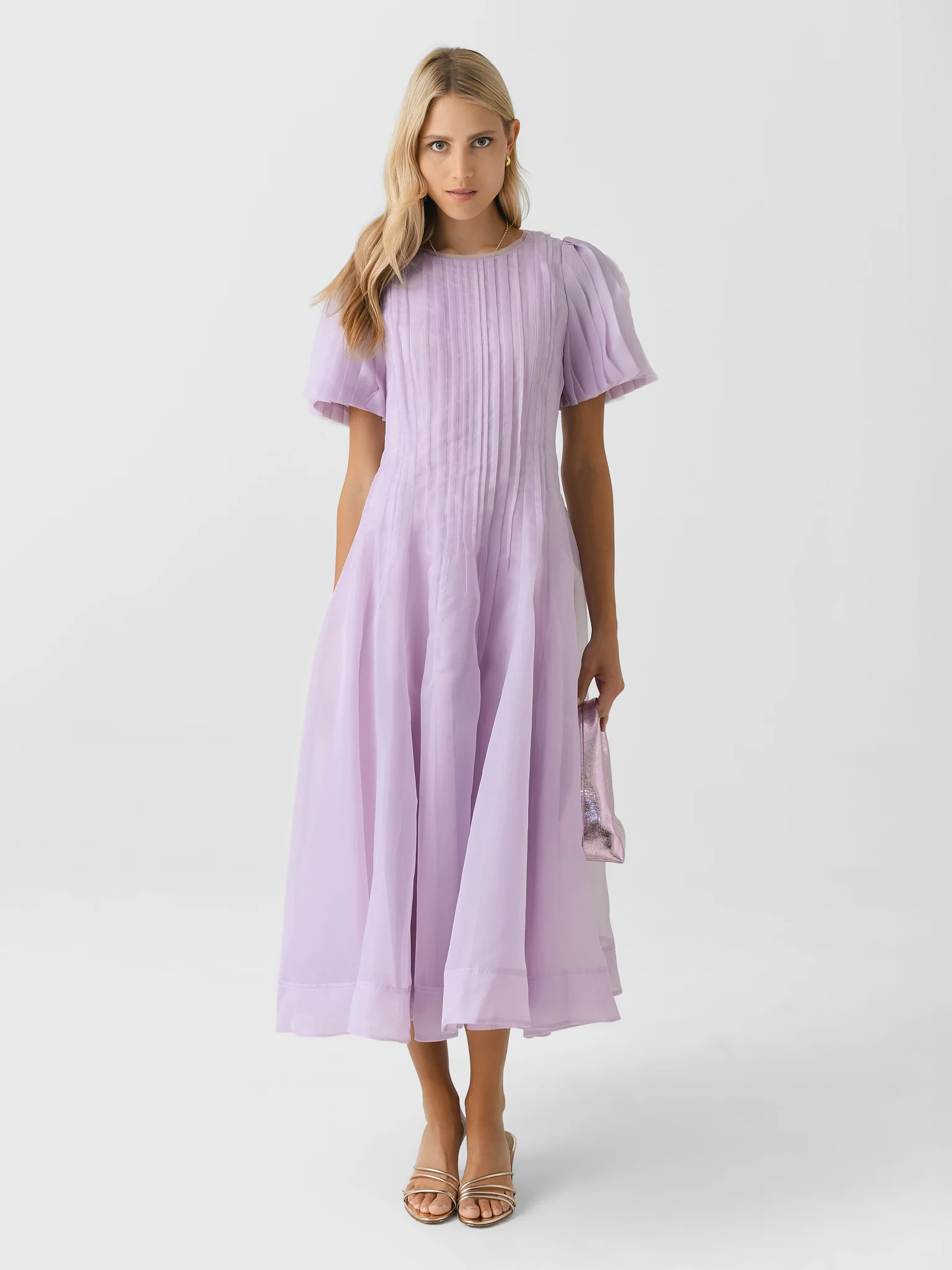 slim fit dress slacks Camille Midi Dress-PALE BLUE / 4