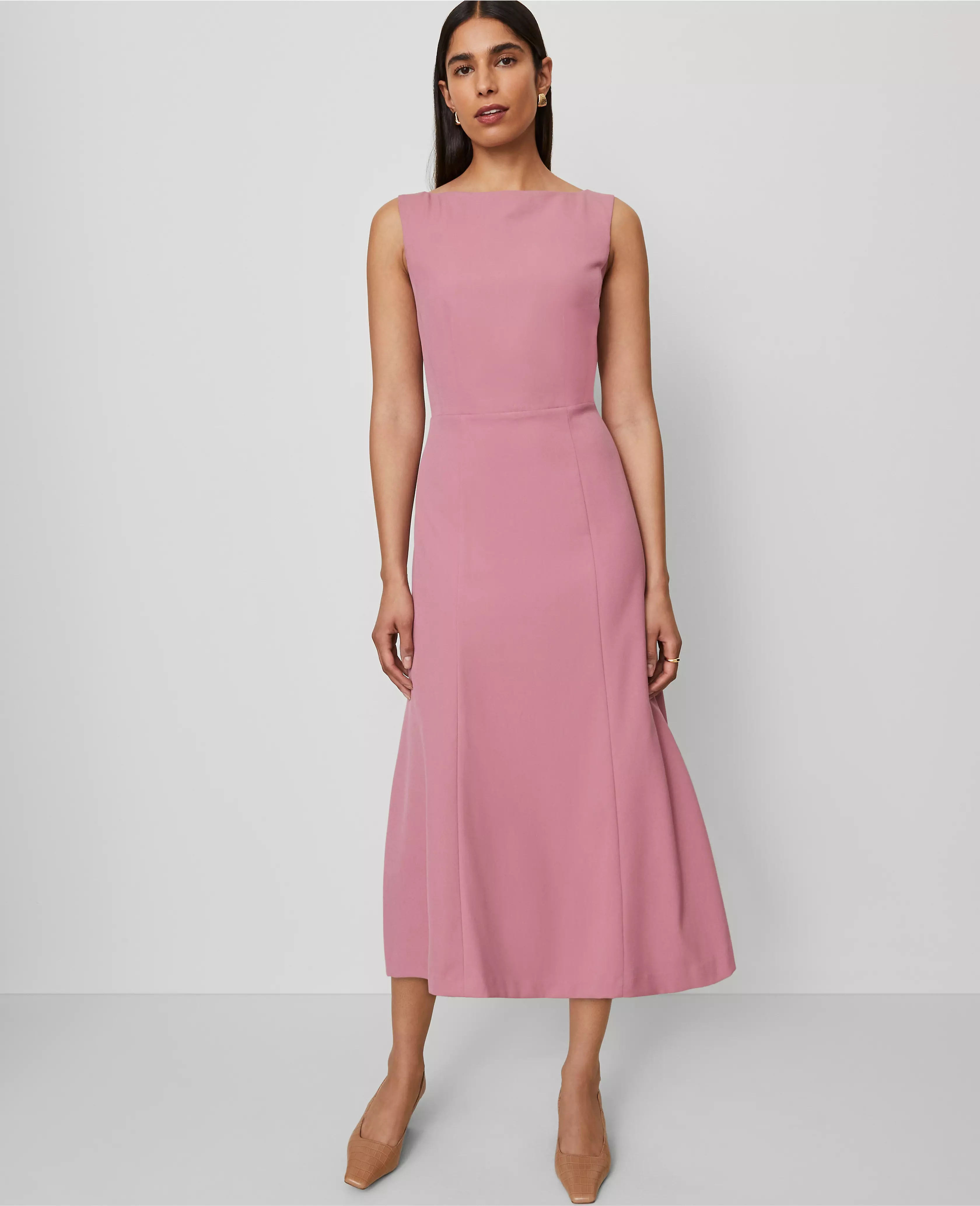 Ann Taylor | The Boatneck Flare Dress