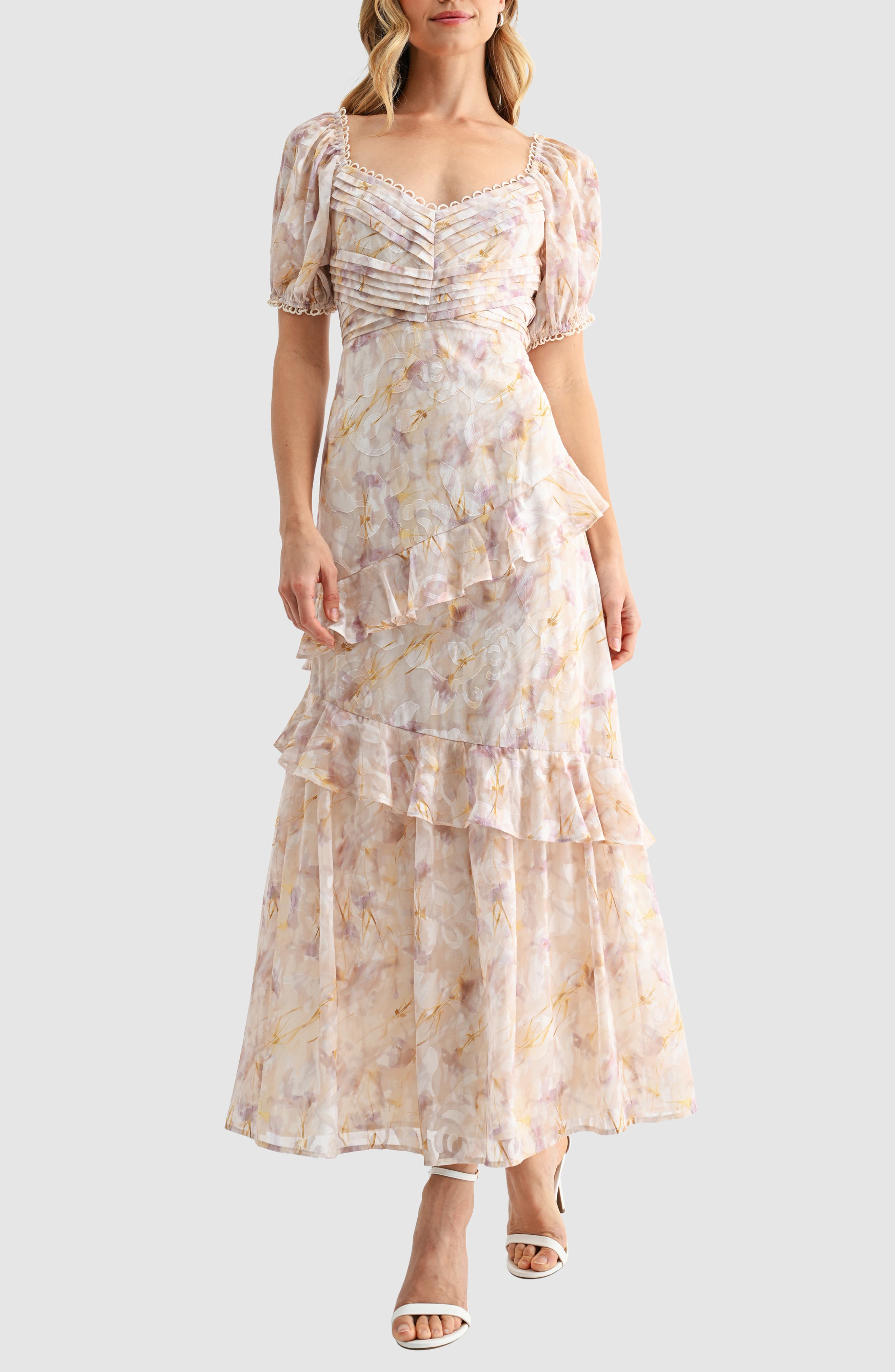 Chelsea28 | Ruched Metallic Maxi Dress Chelsea28 | Ruched Metallic Maxi Dress