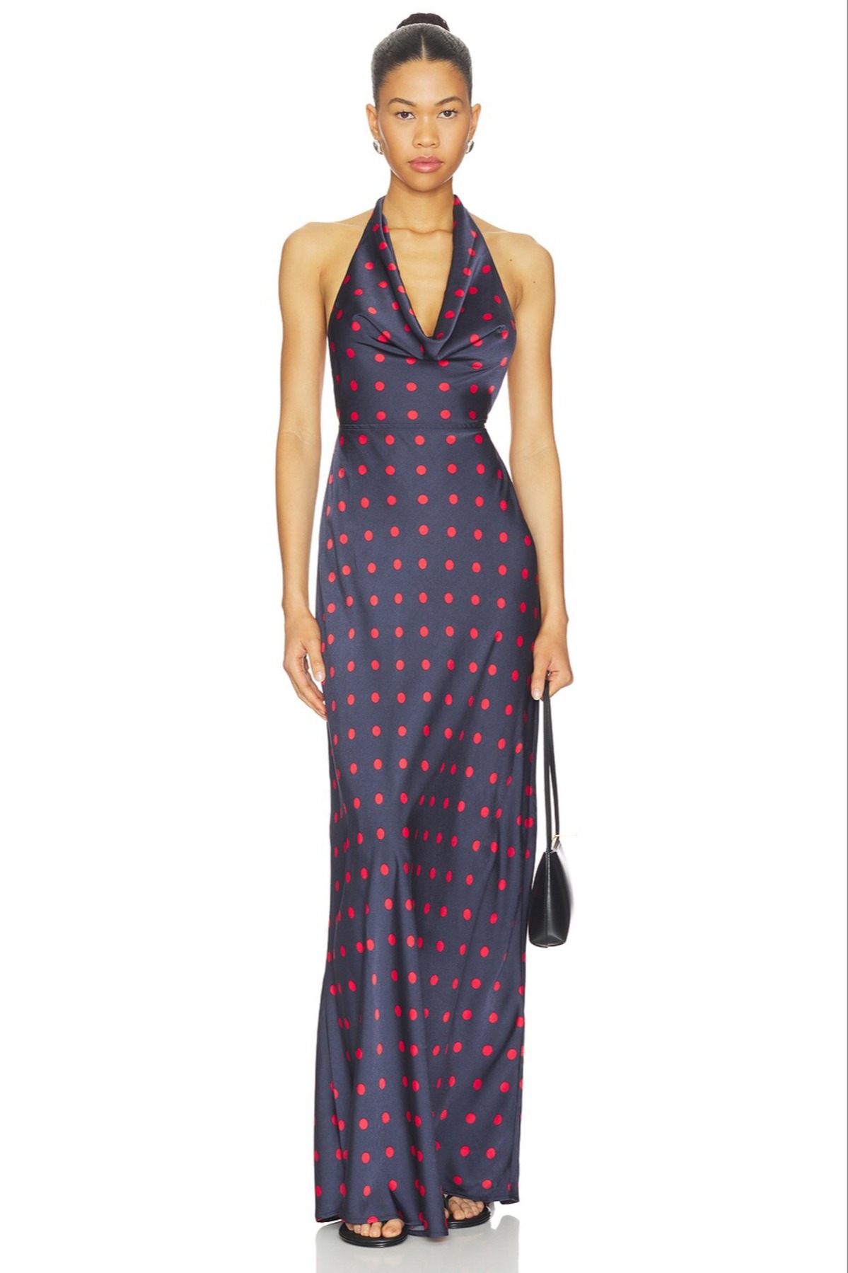 gramercy halter neck dress Line & Dot Gramercy Halter Neck Dress in Blue