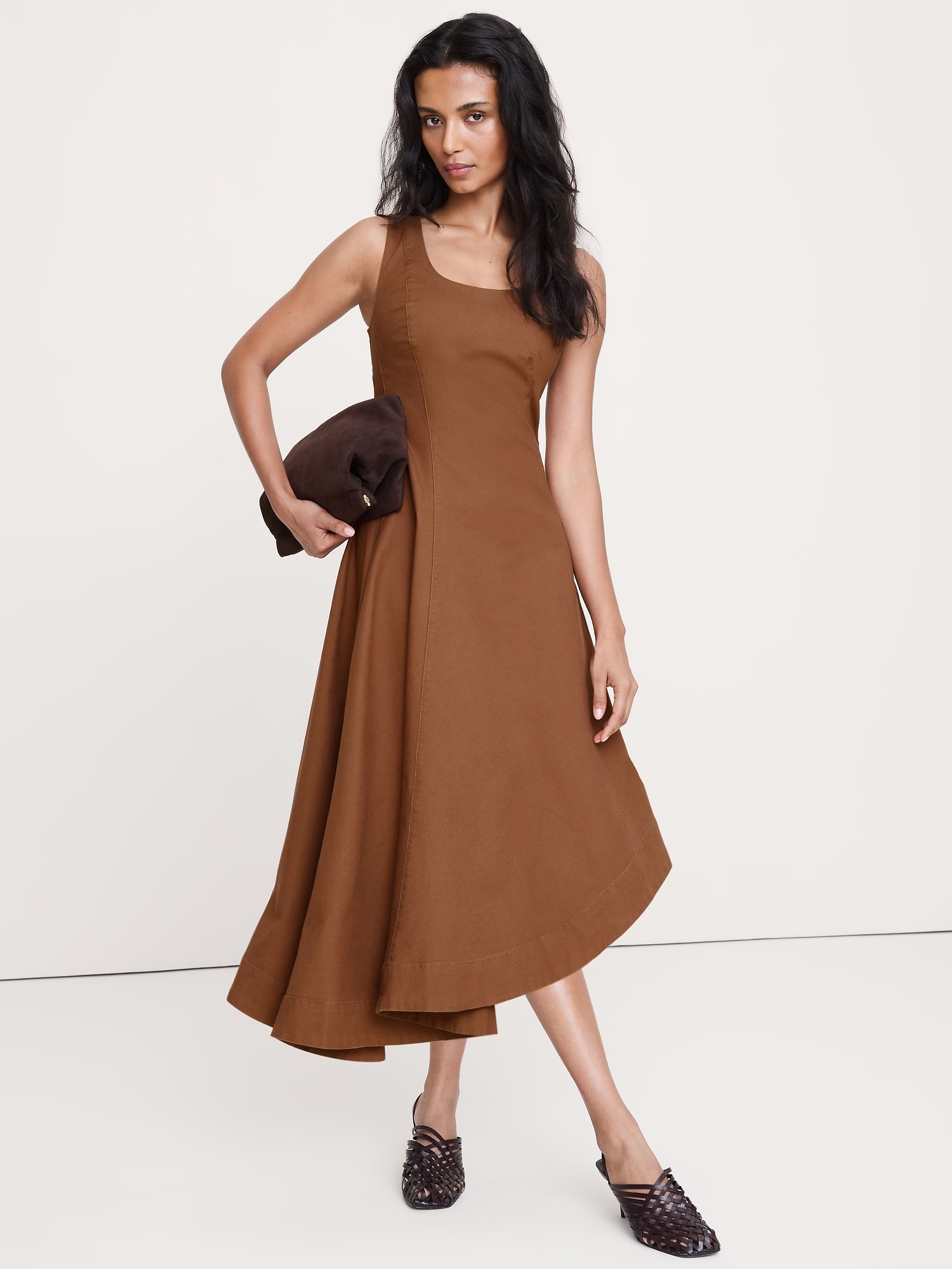 knee length dresses for ladies Xanthus Mini Dress White