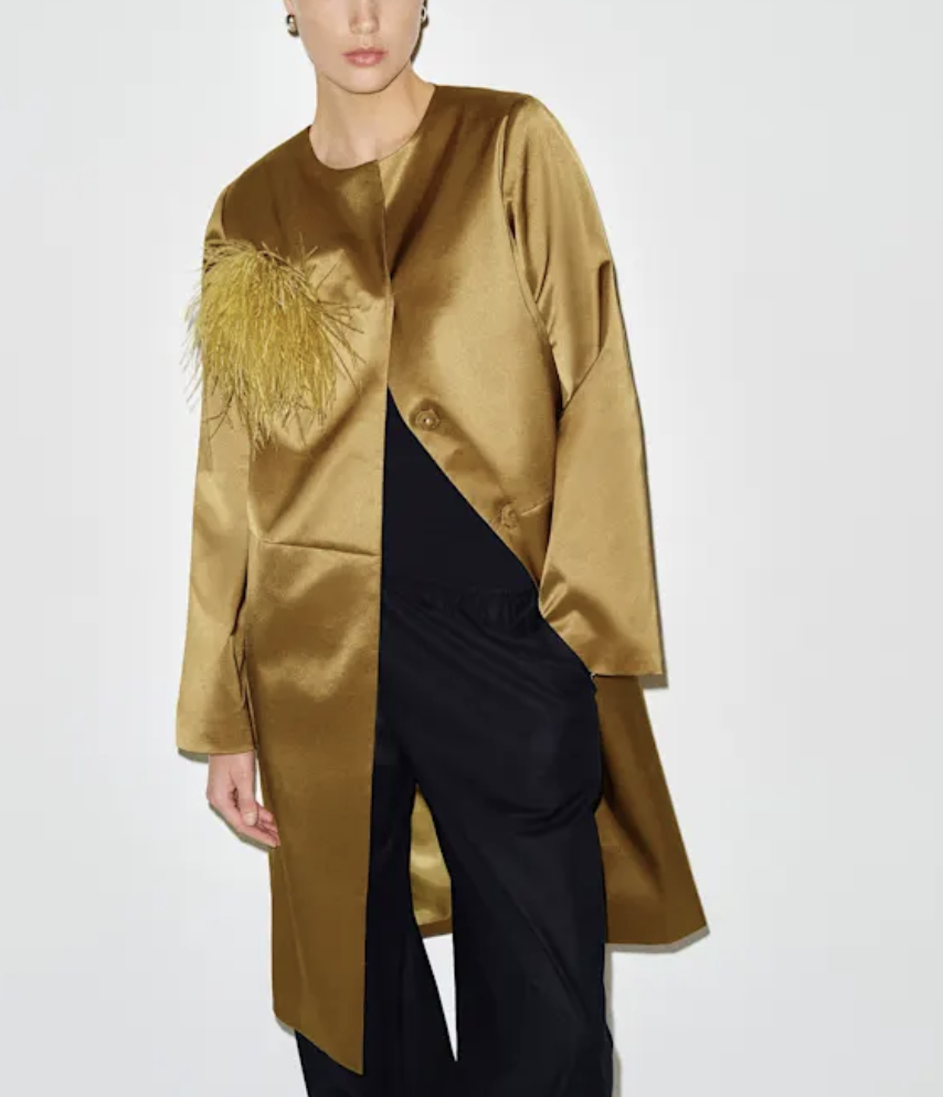 REFORMATION - Stella Satin Coat