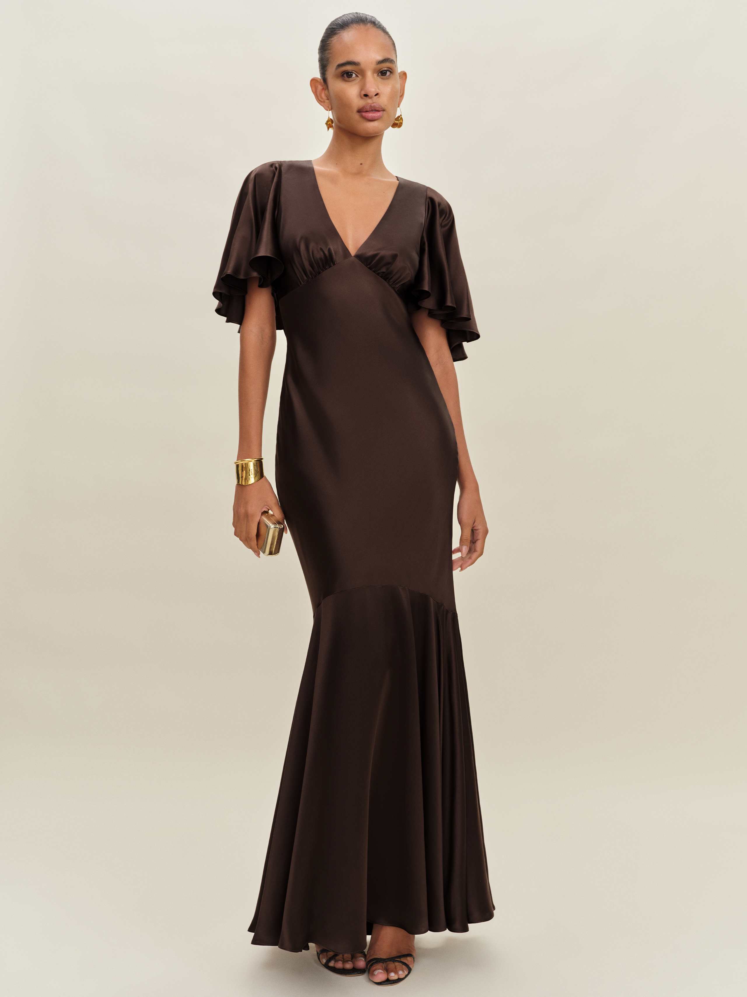 reformation omari silk dress Reformation