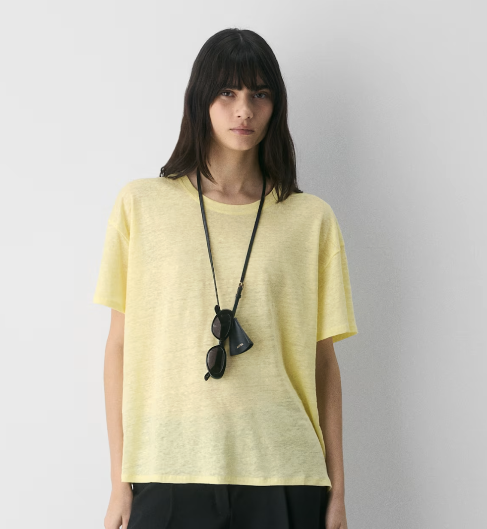 Aritzia Loom Linen Quay T-Shirt