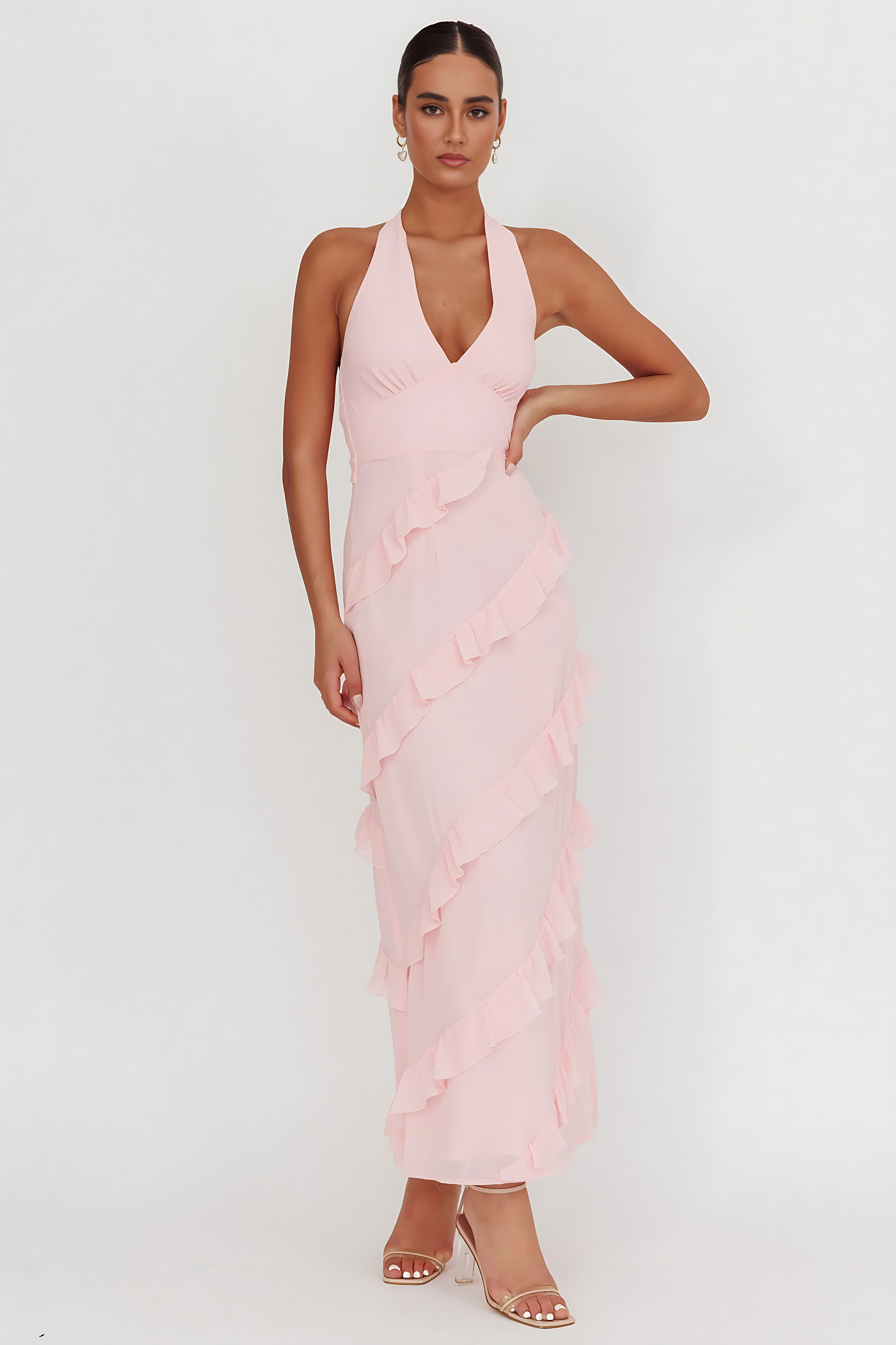 kalli maxi dress Kali Bohemian Wedding Dress – Handmade White Maxi Gown