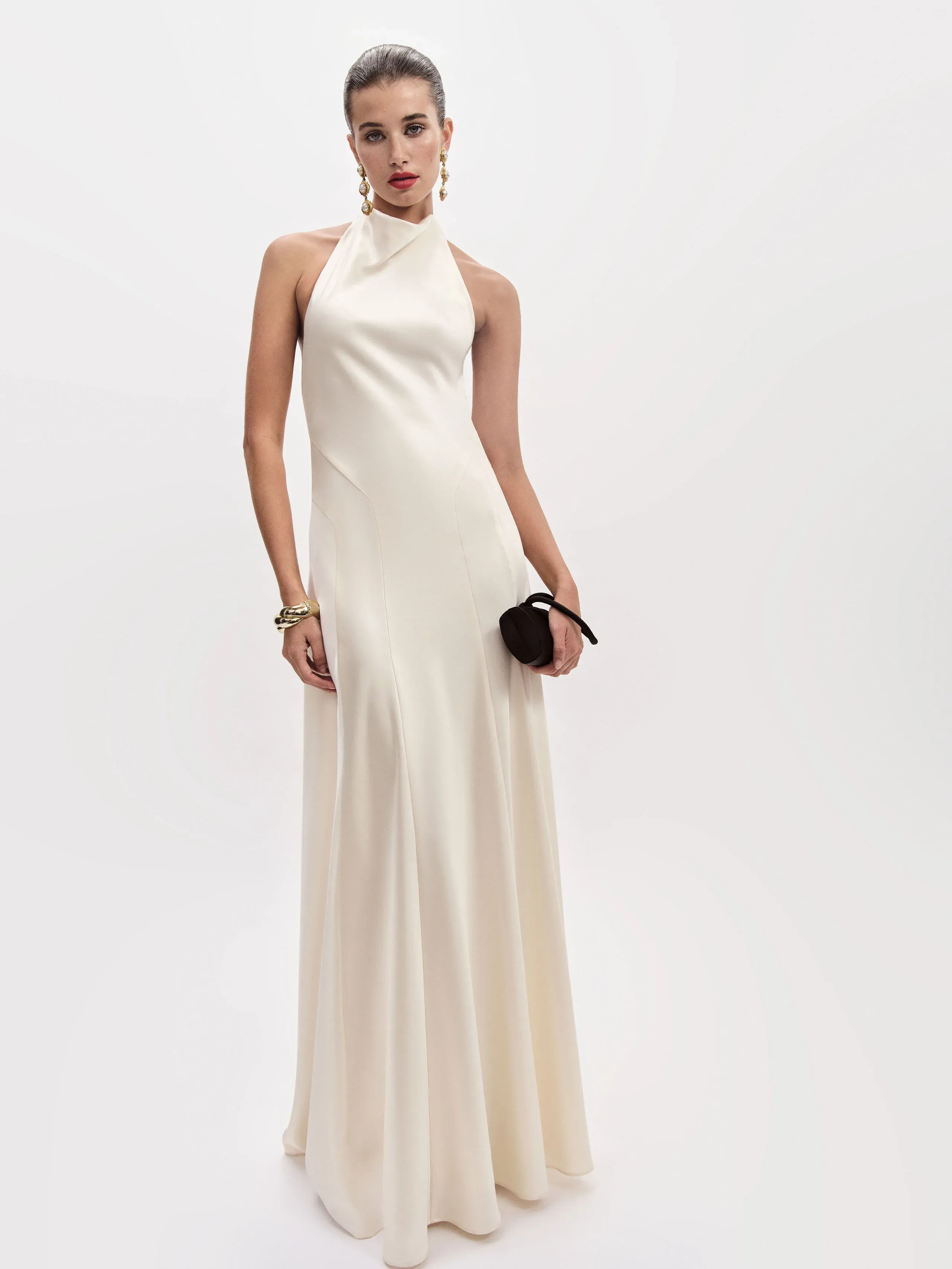 reformation arianwen satin dress Reformation Arianwen Satin Dress