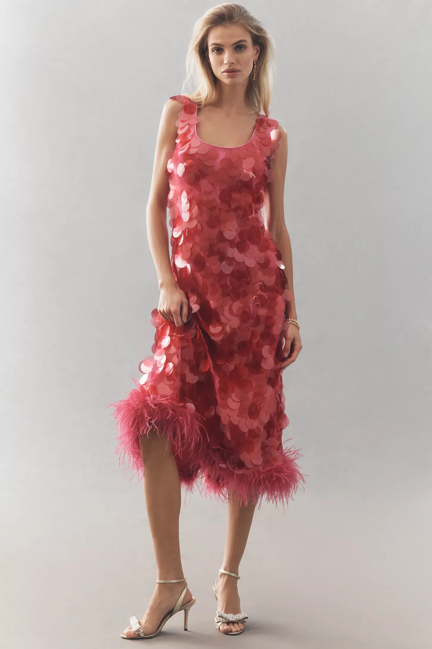 hutch printed sequin slip dress Printed Sequin Slip Dress