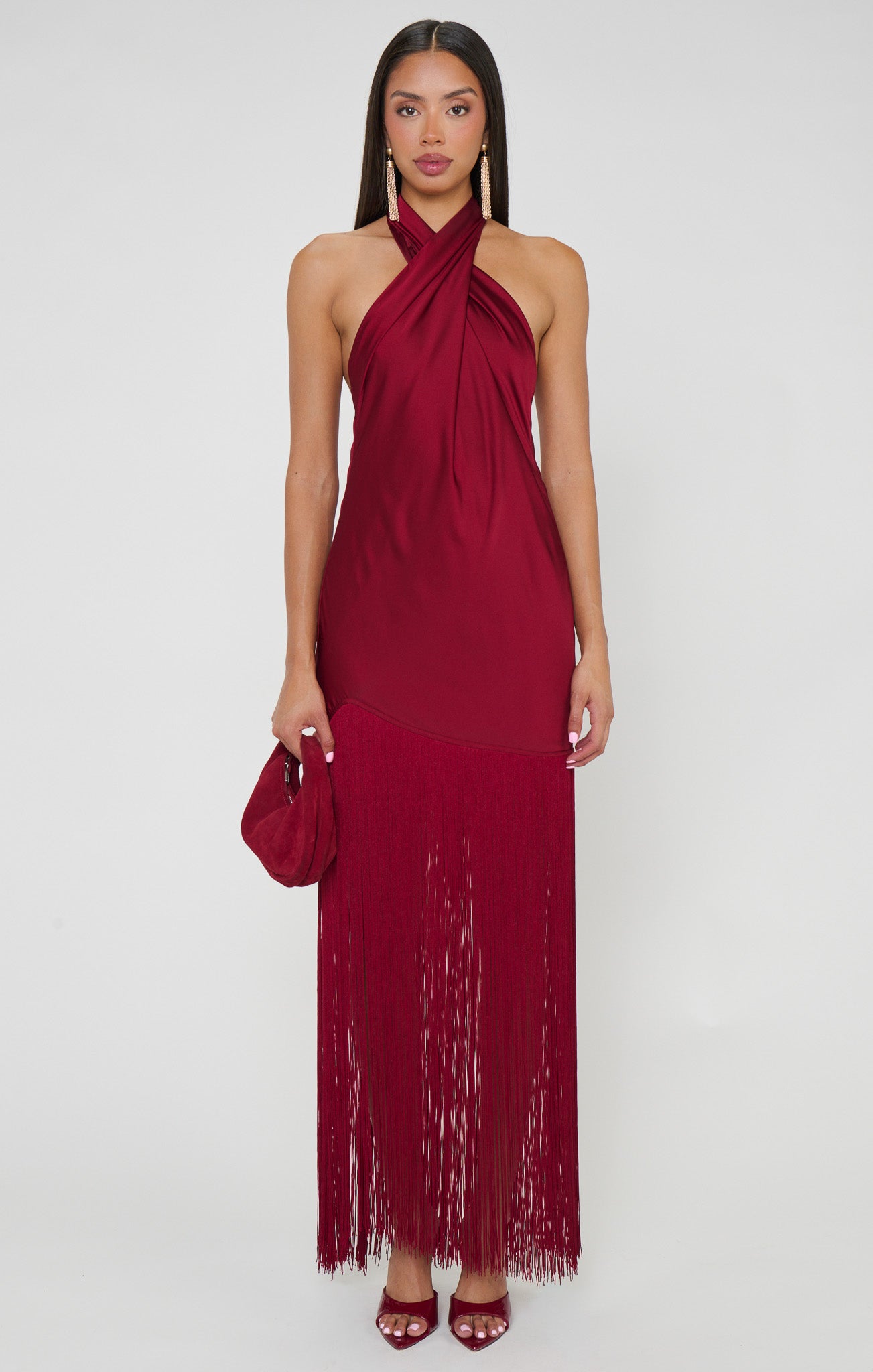 Jasmine Fringe Maxi Dress