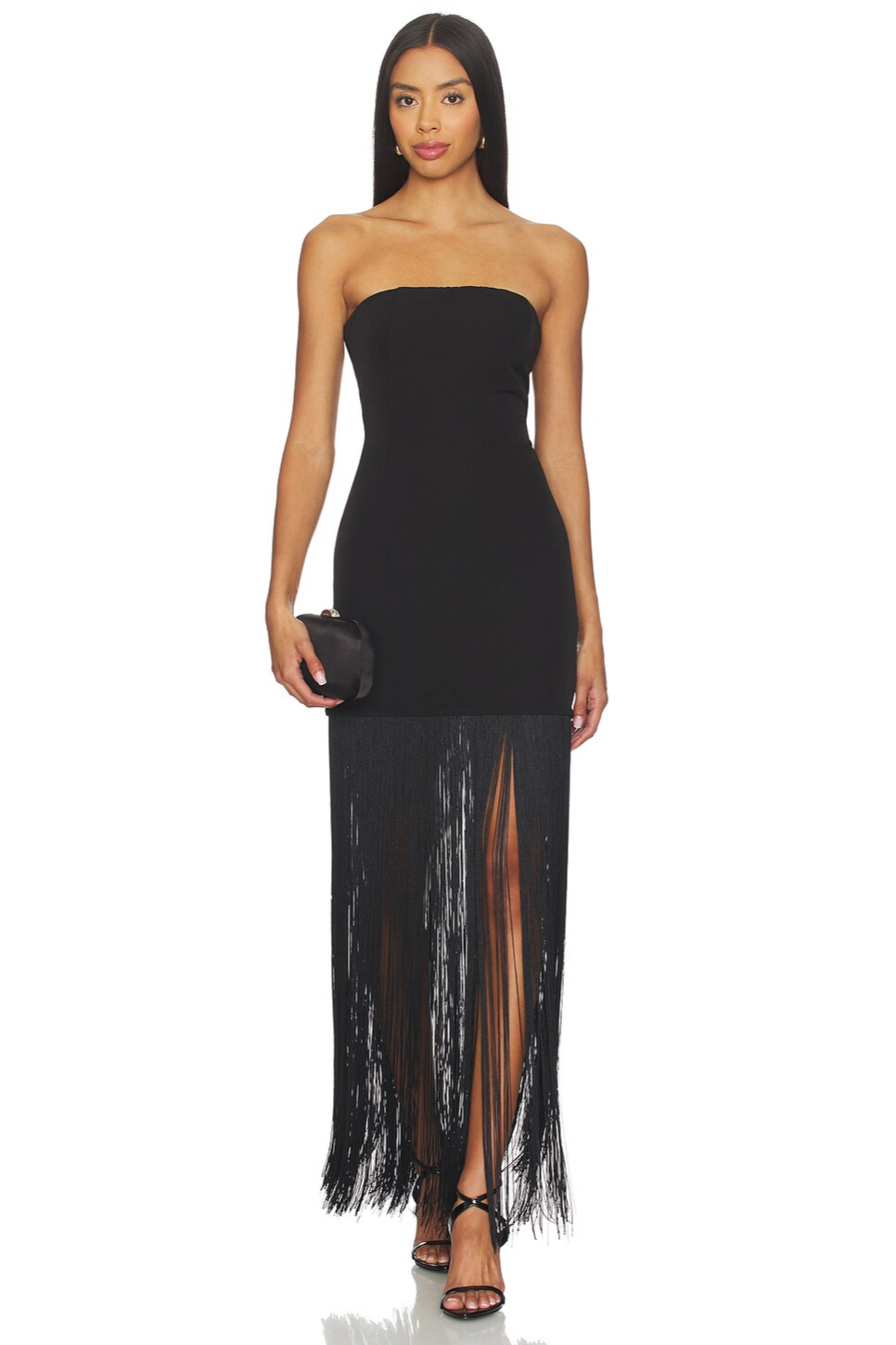 chinese dress ladies RENT House of Harlow X Revolve Hera Fringe Maxi Dress – The BridalMaid  Boutique main image 1