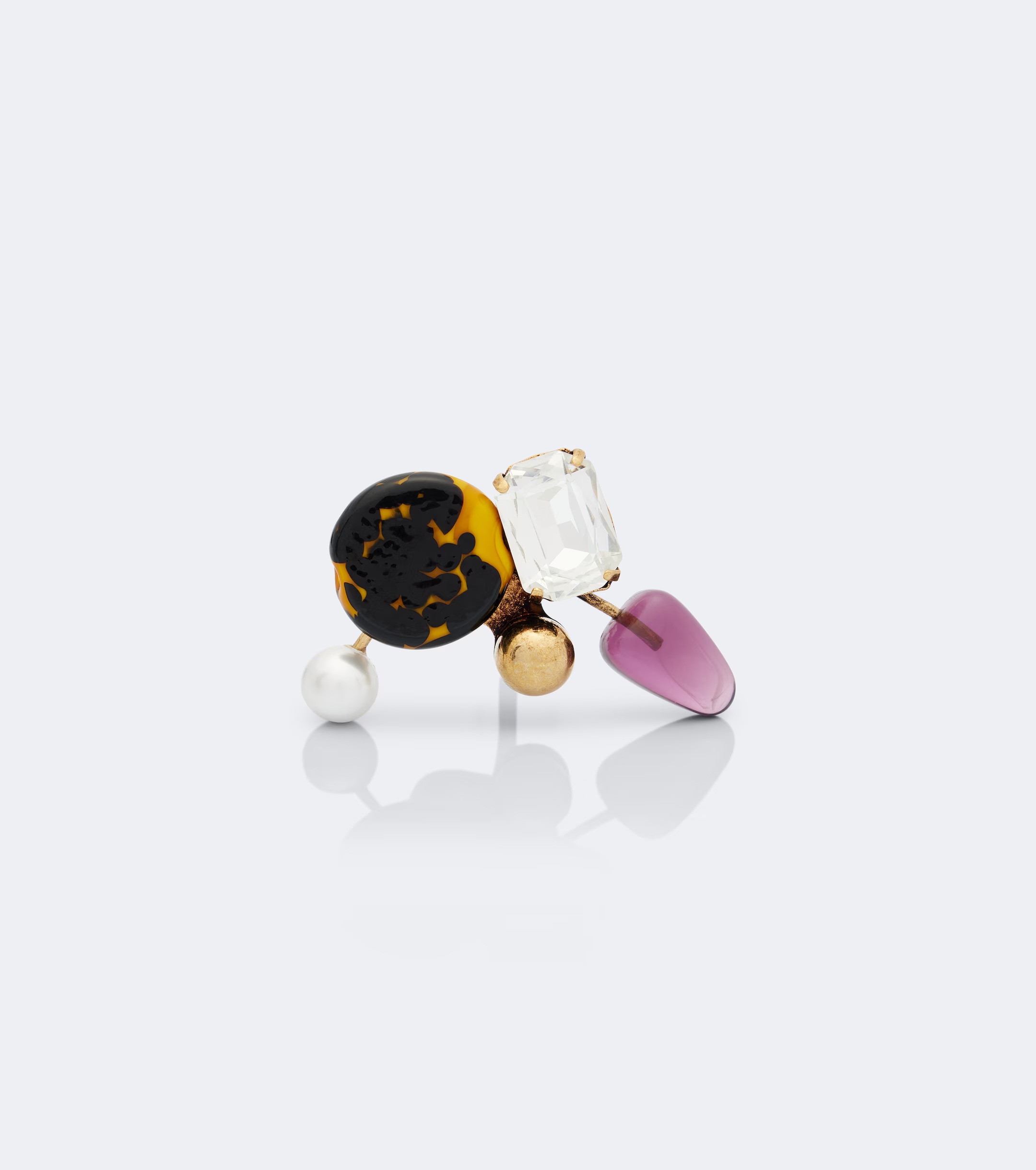 DRIES VAN NOTEN - Sculptural Embellished Ring