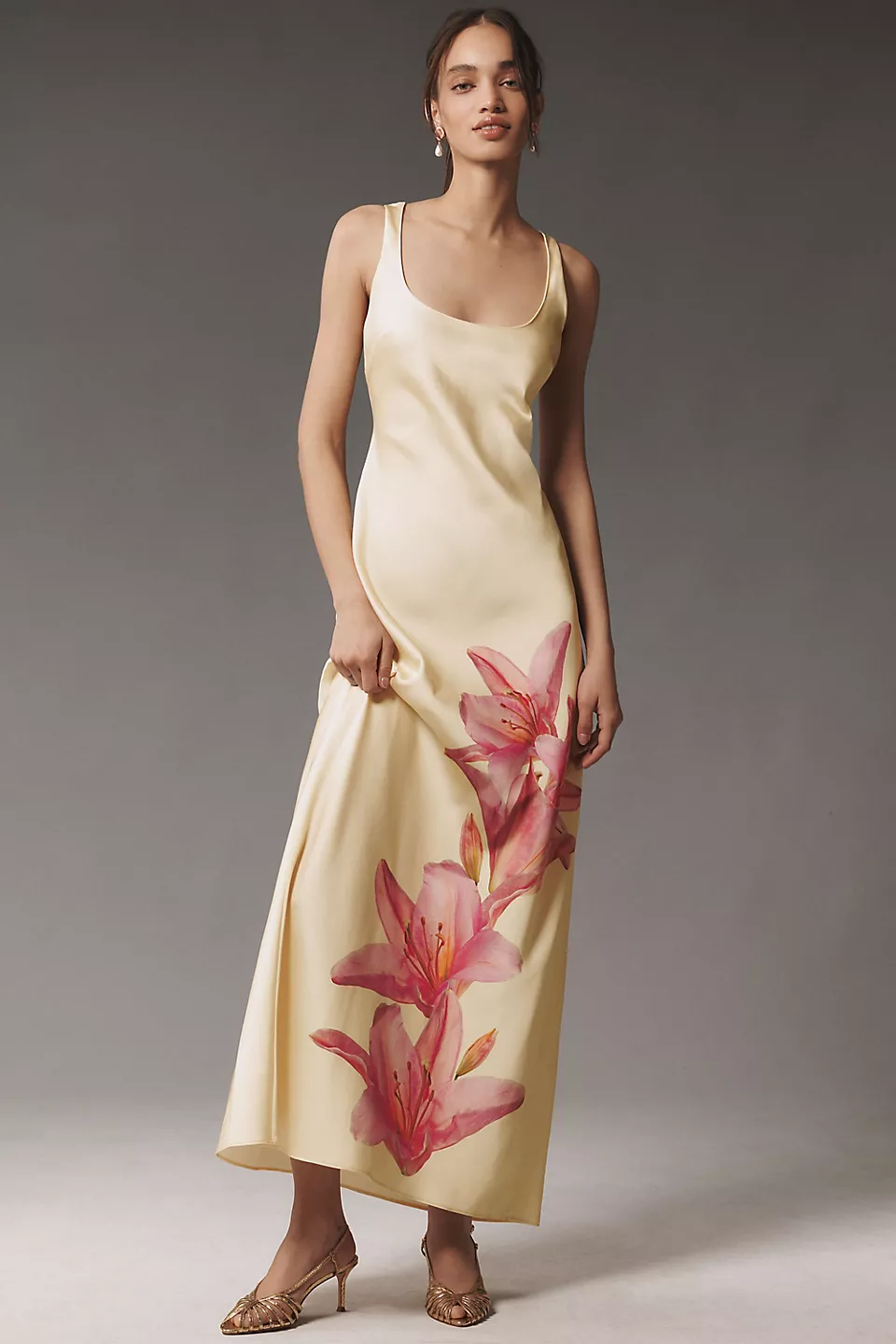 BHLDN | Mariella High-Neck Maxi Dress