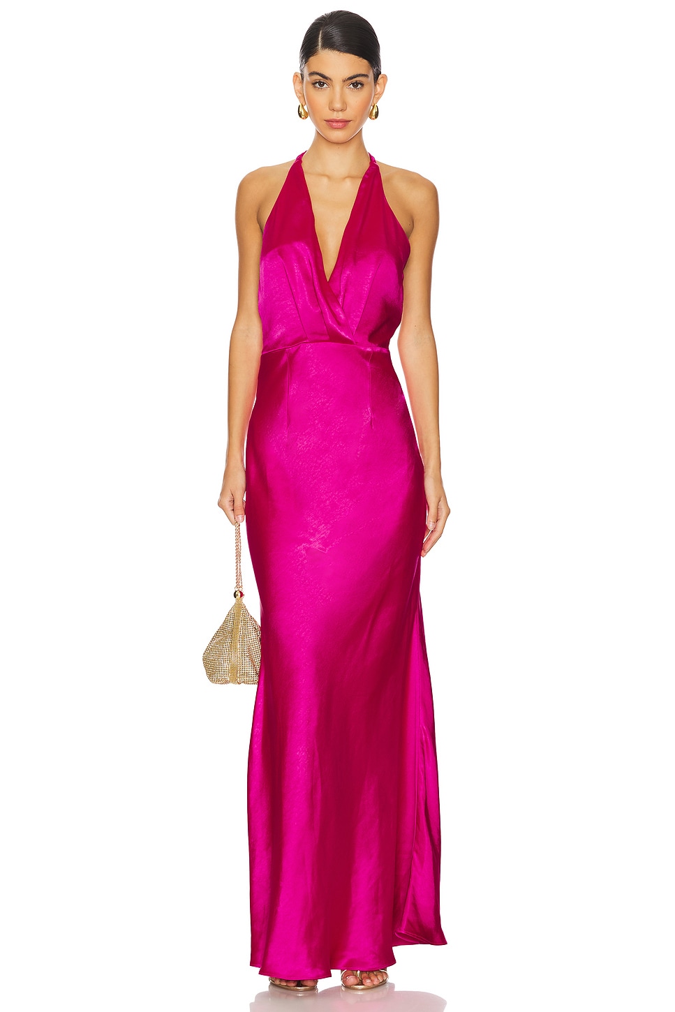 knee length dresses for ladies ASTERI HIGH NECK SLEEVELESS MAXI DRESS | SILVER | DRESSES
