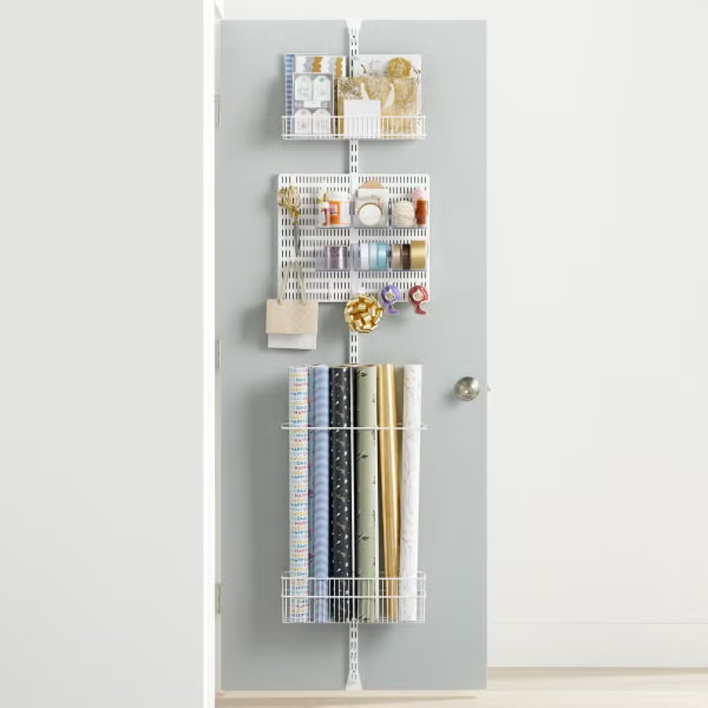 Mesh Gift Wrap Door & Wall Rack
