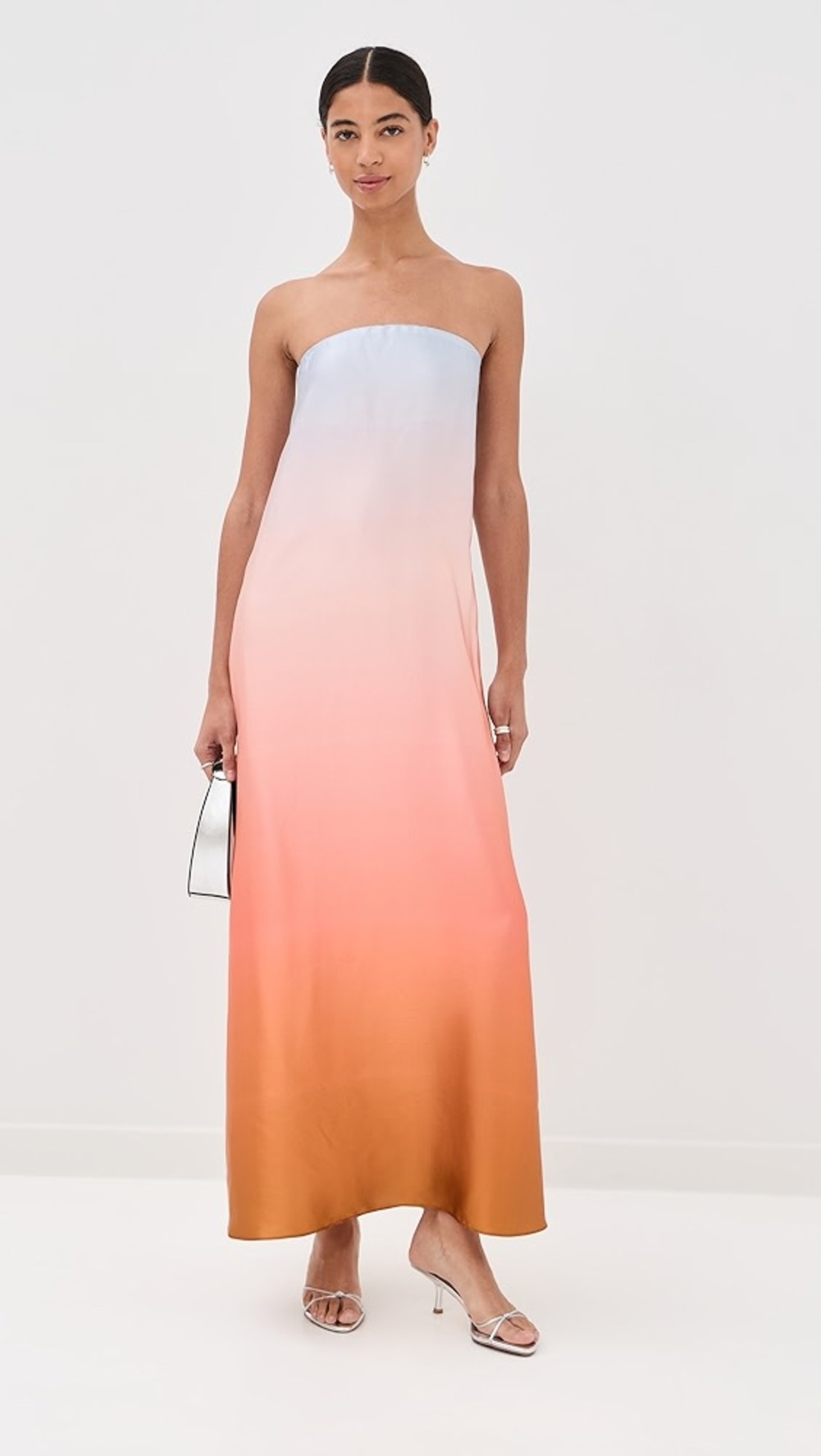 sombra silk maxi dress Sleek Sleeveless Silk Maxi DressEffortlessly Elegant with a Timeless Silhouette