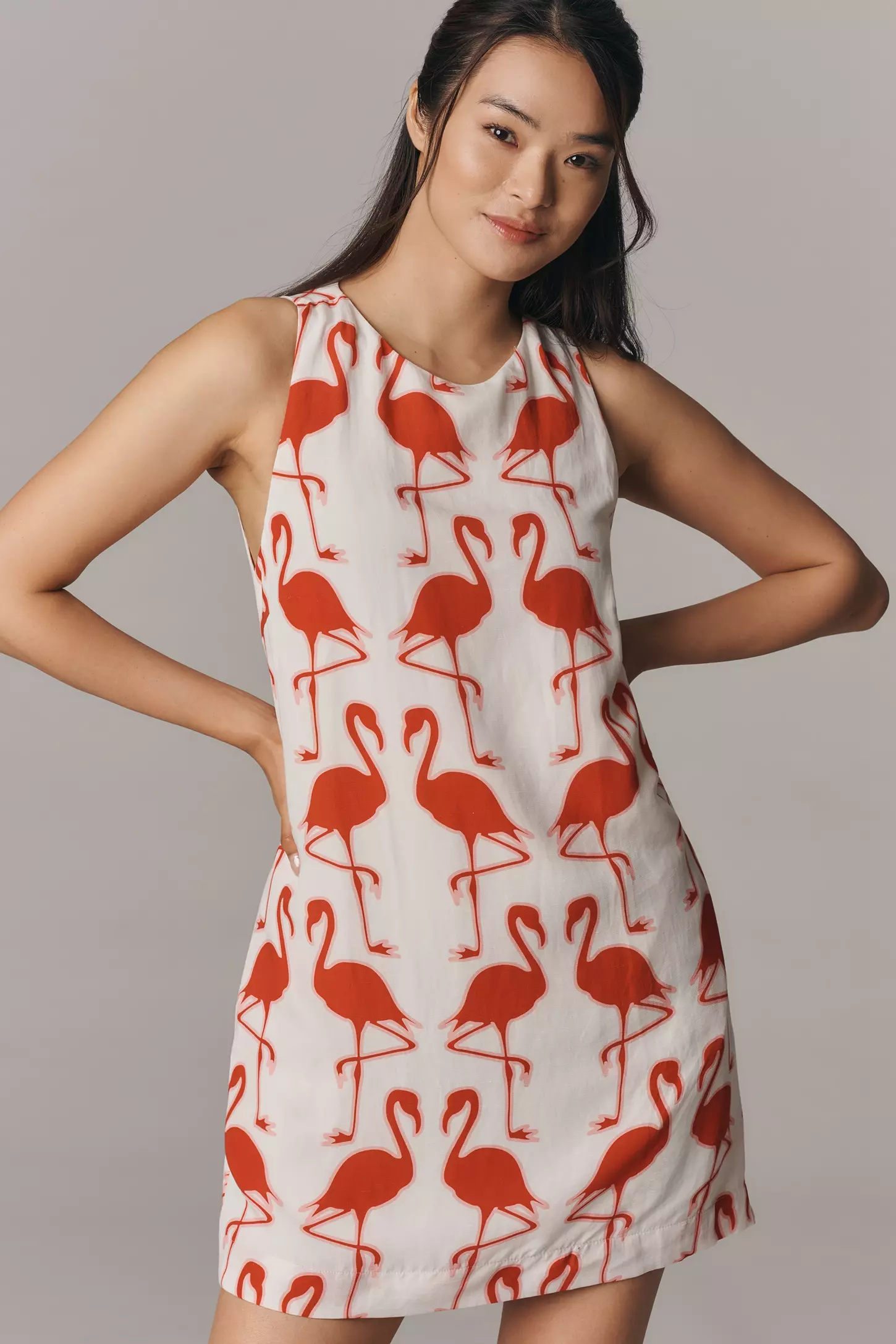 knee length dresses for ladies Trisha Square Neck Midi Dress