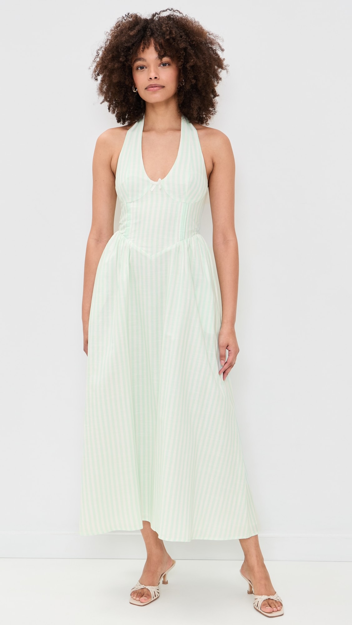 Nobody's Child | Halter Neck Midi Dress
