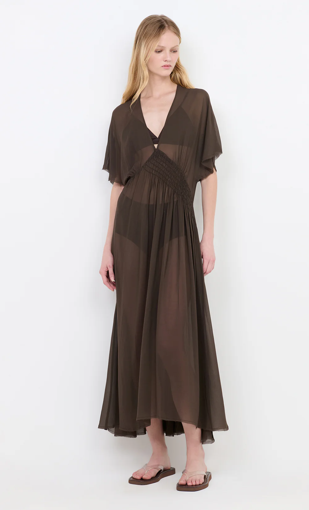chinese dress ladies Haze Maxi Dress in White