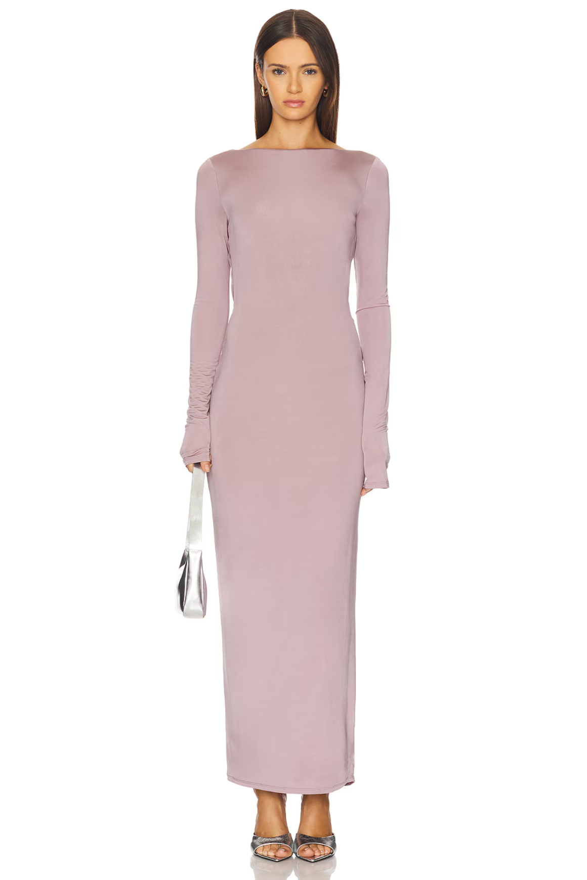 knee length dresses for ladies Abigail Maxi Dress 16 / White Petal / Chiffon