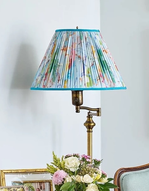 "Bold & Blue" Lampshade
