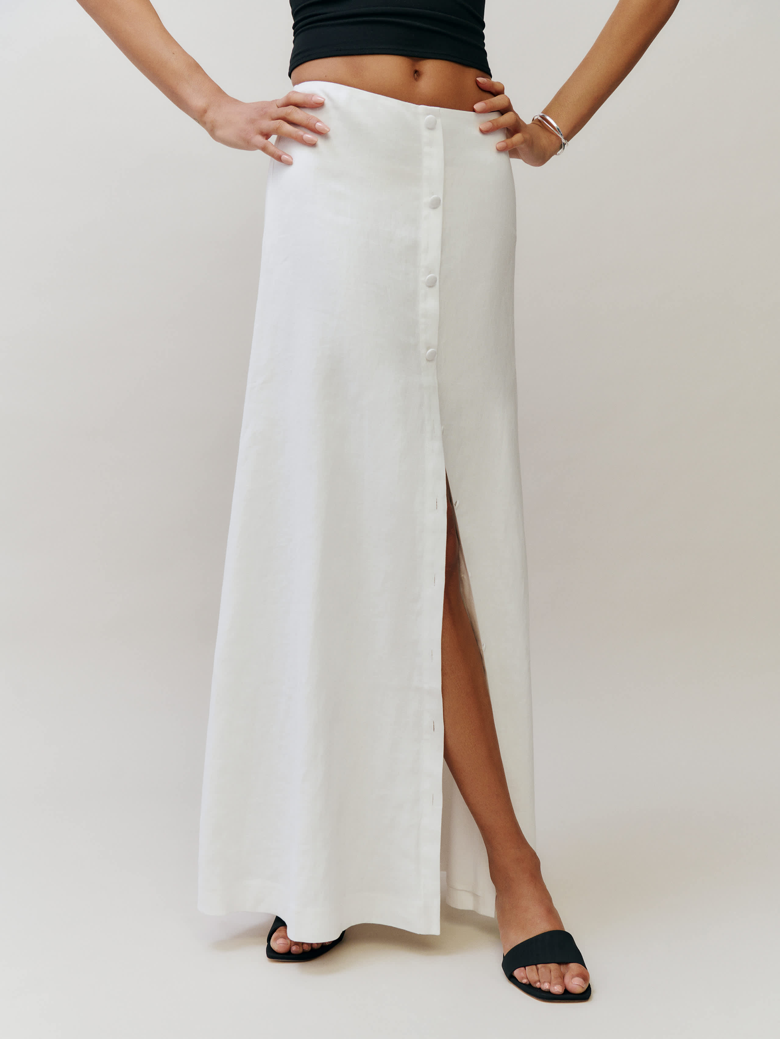 Andi Linen Maxi Skirt