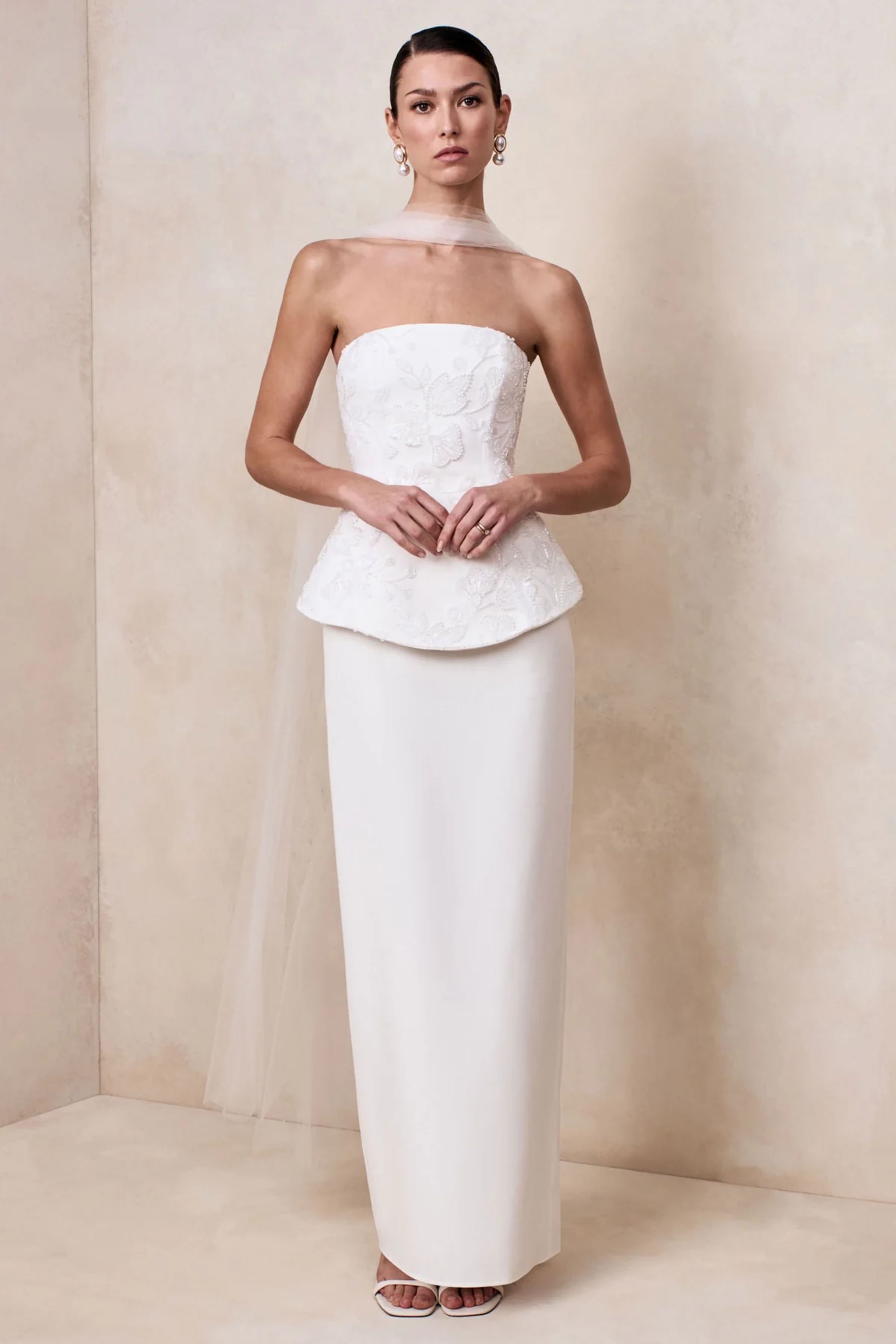 Reformation | Ariyah Corset Satin Maxi Dress