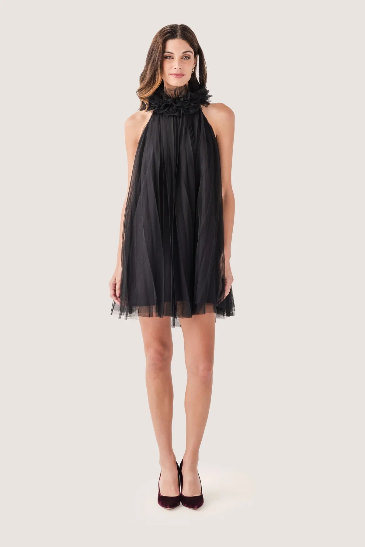 hutch tulle halter mini dress New Hutch Tulle Halter Mini Dress size 16
