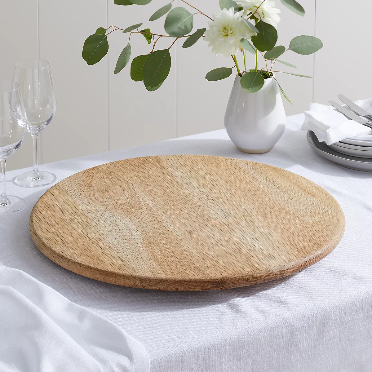 Lazy Susan Wooden Oak Board