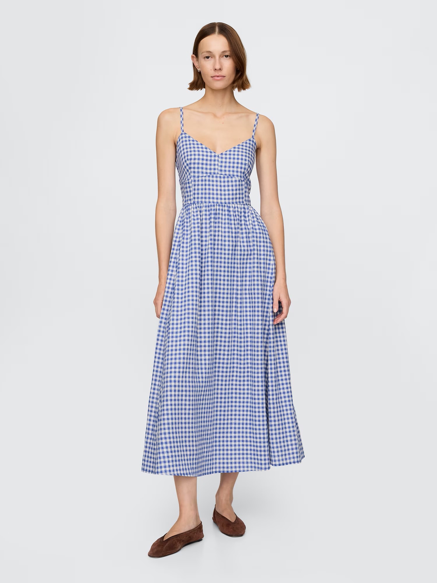 vrg grl linen dress Daphne Linen Midi Dress Chocolate – VRG GRL