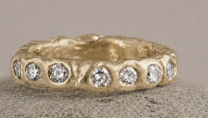 Diamond Bubble Ring 