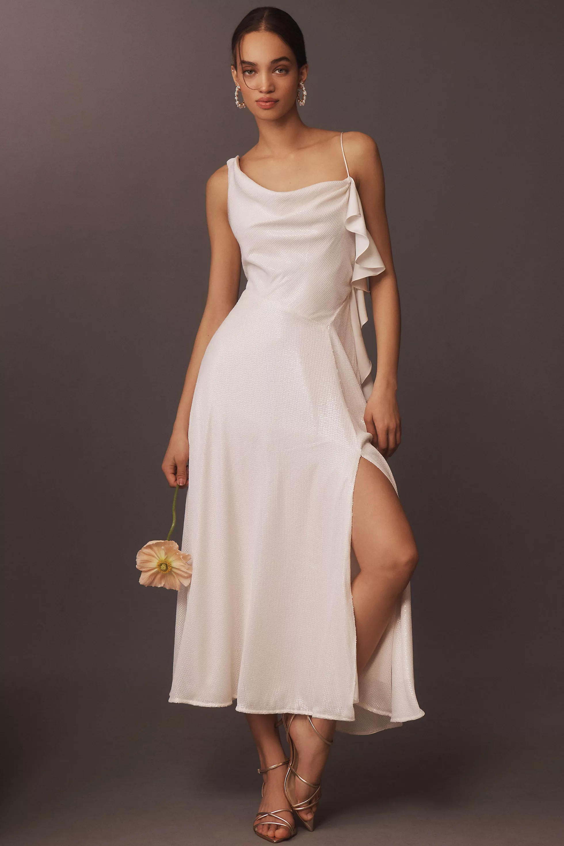 green emerald velvet dress Bhldn Phoebe Off-Shoulder Lace Midi Dress 2X/22W / Sedona main image 0