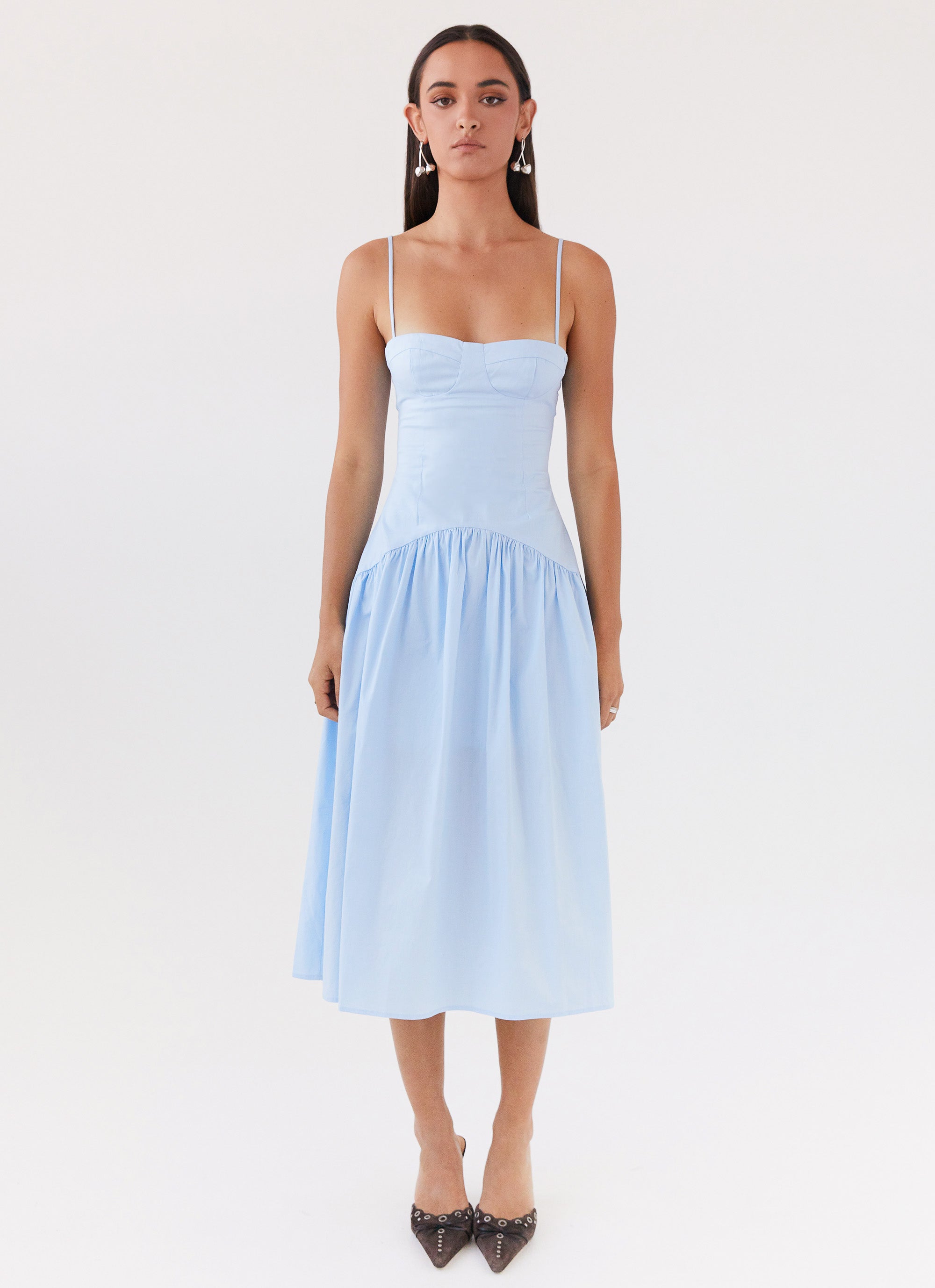 Mare Mare | Amaya Corset Fit And Flare Midi Dress