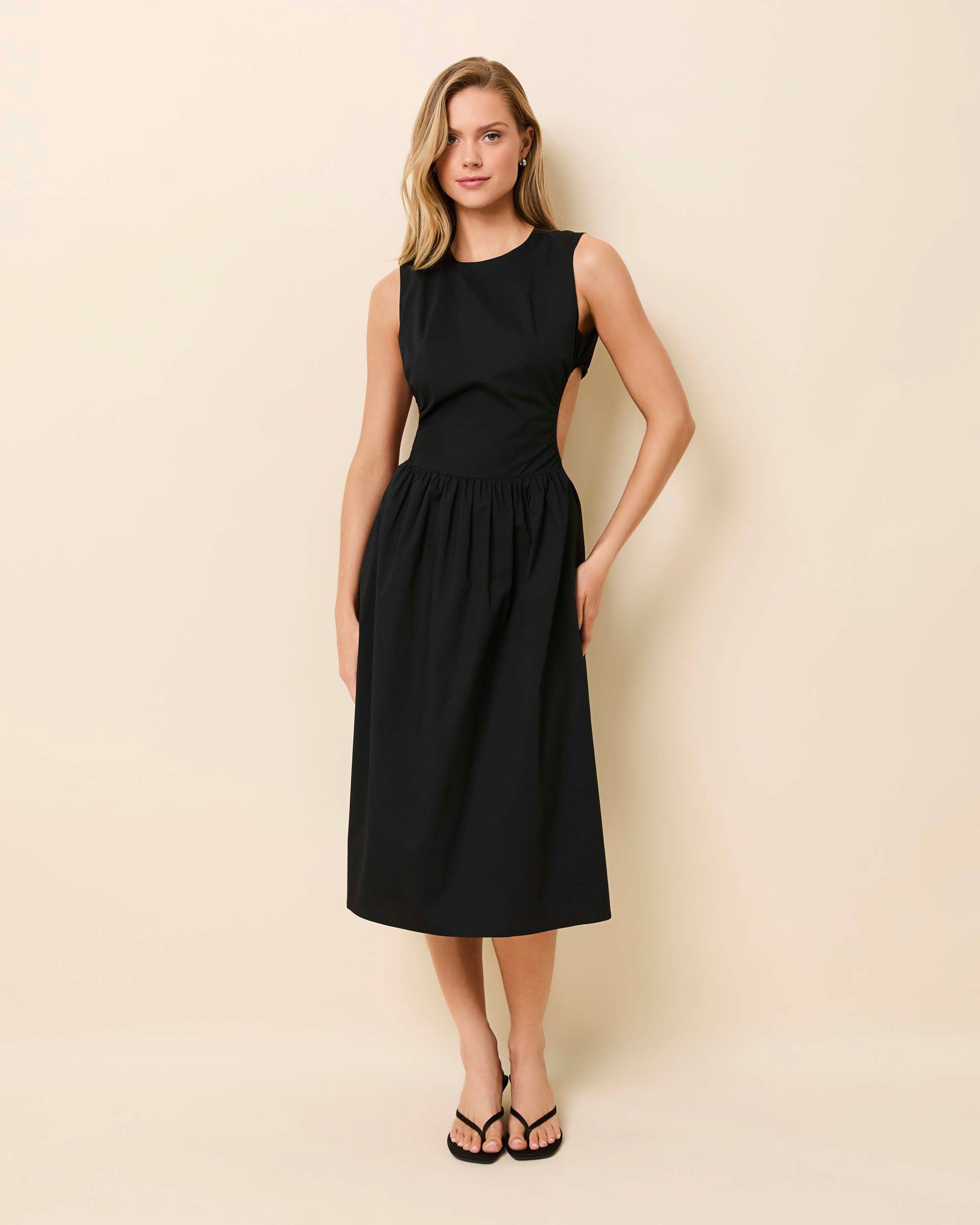knee length dresses for ladies Helia Mini Dress - Cobalt Blue main image 1
