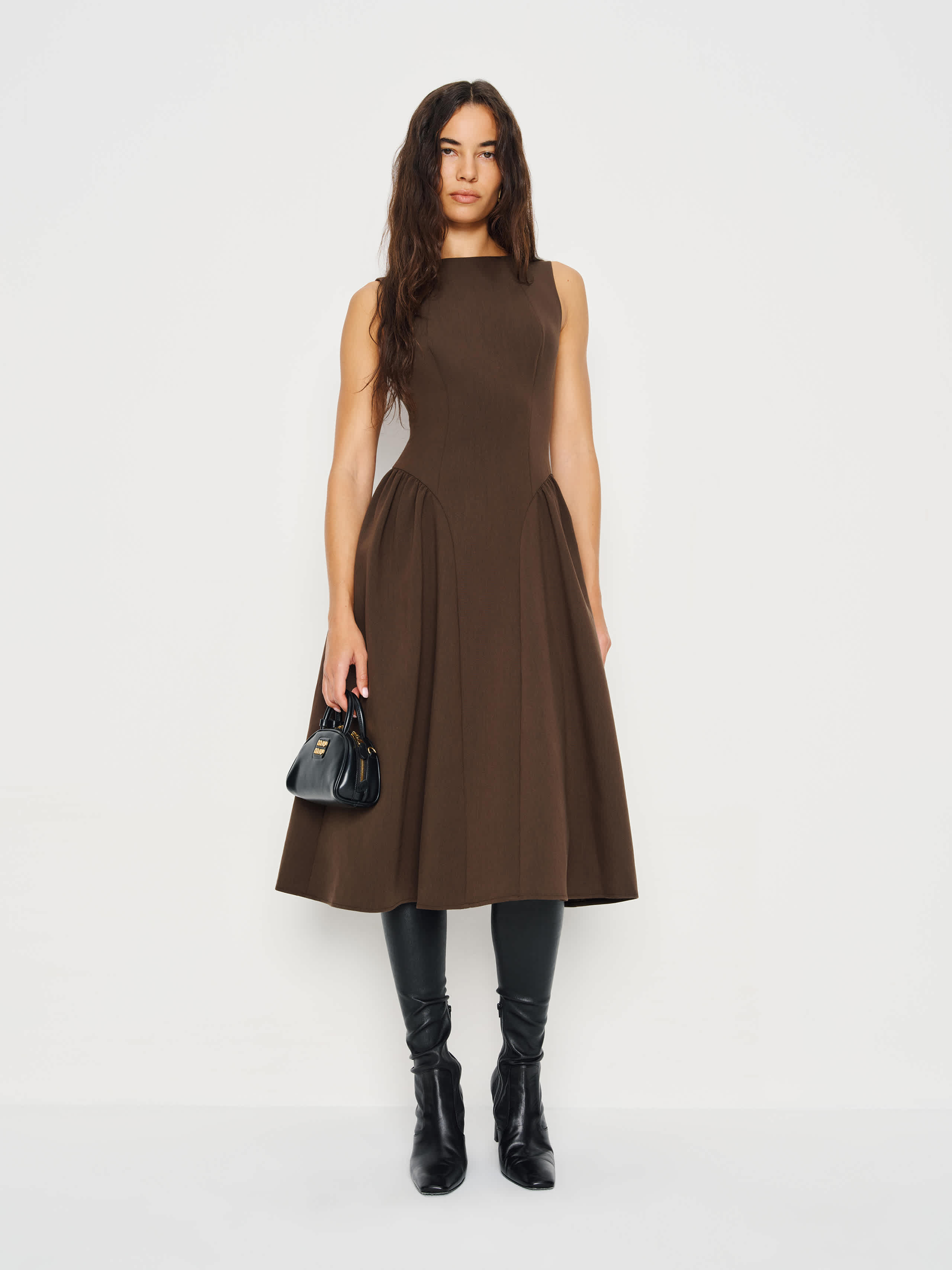 wave pattern knit dress Vintage St. John Metallic Waves Confetti Knit Sweater Dress – Recess