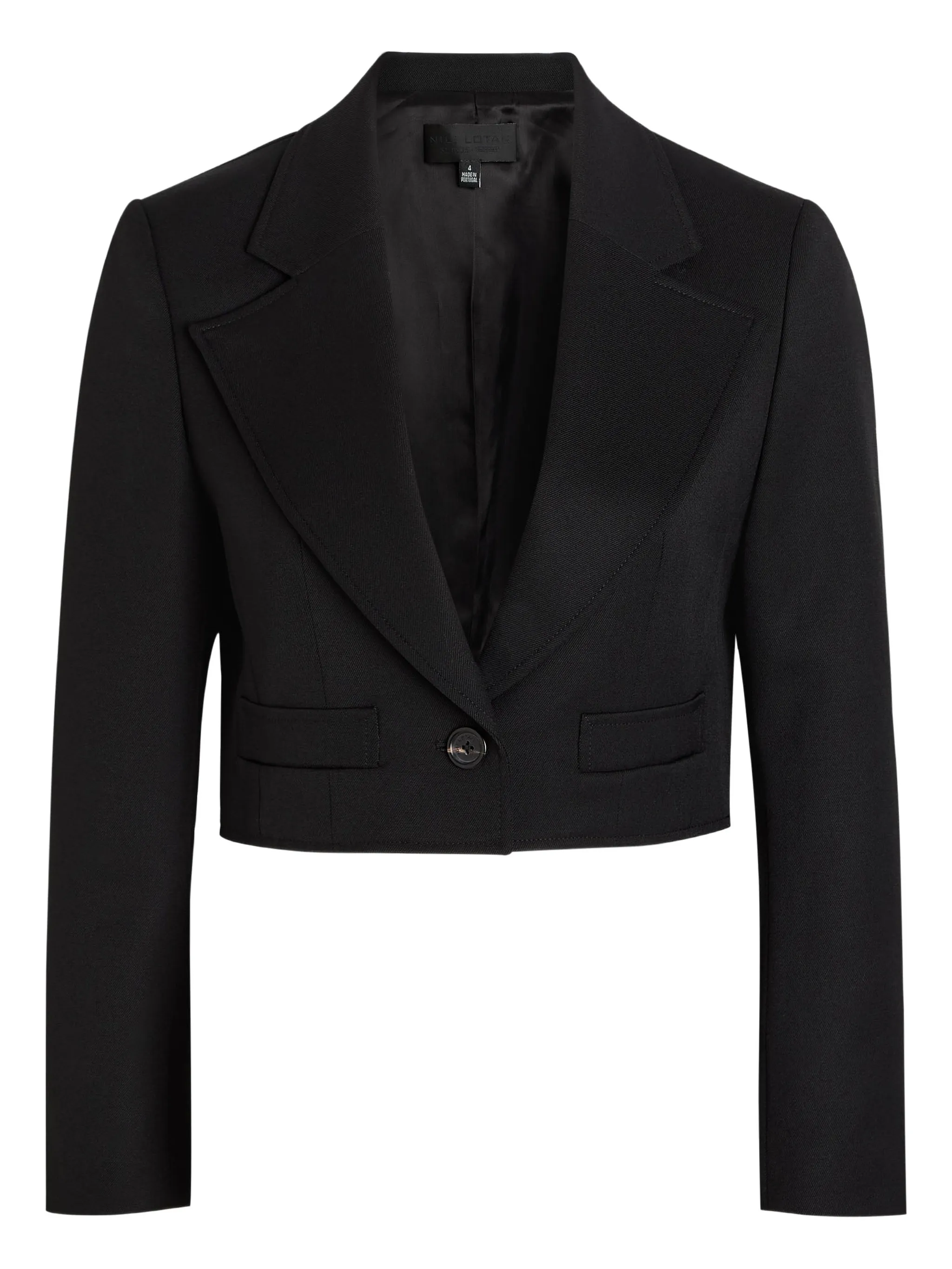 NILI LOTAN - Belino Cropped Wool Jacket