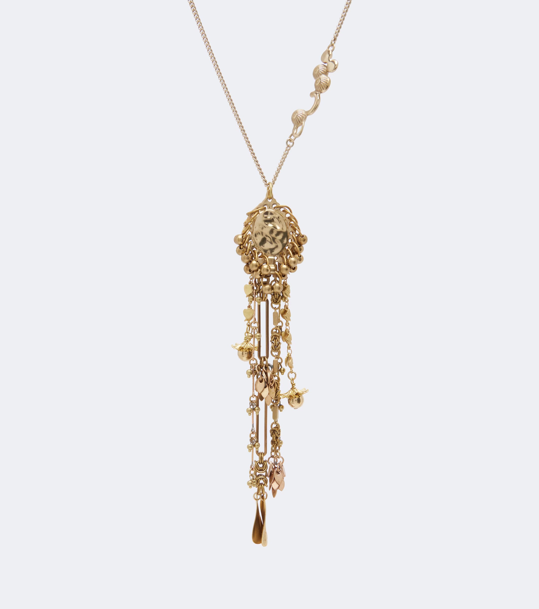 DRIES VAN NOTEN - Embellished Pendant Necklace With Lobster-Clasp Fastening