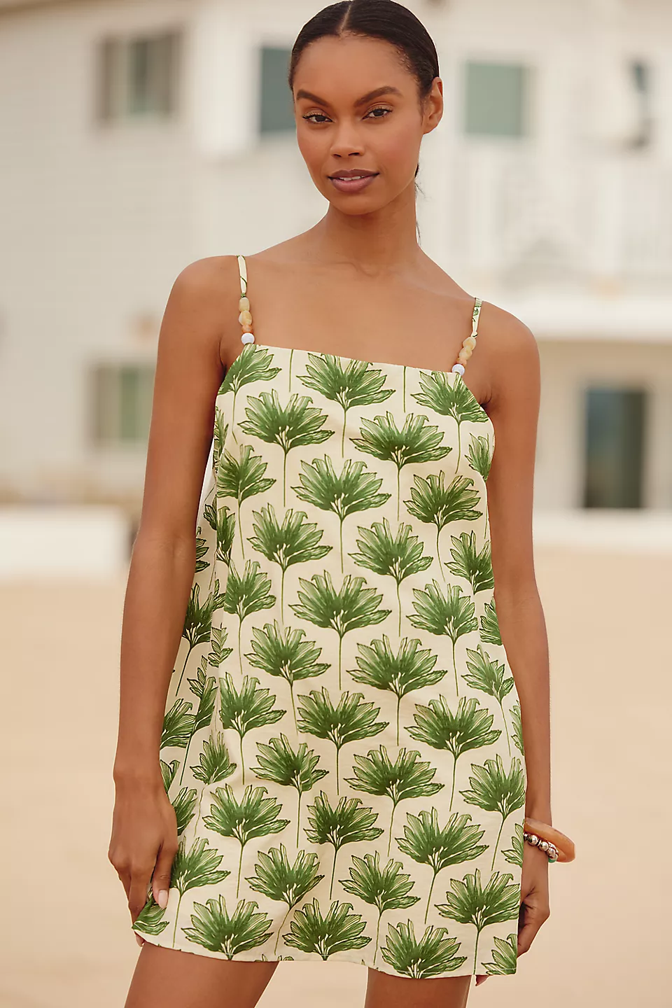 celandine sea life embroidered mini dress Montserrat Mini Dress main image 1